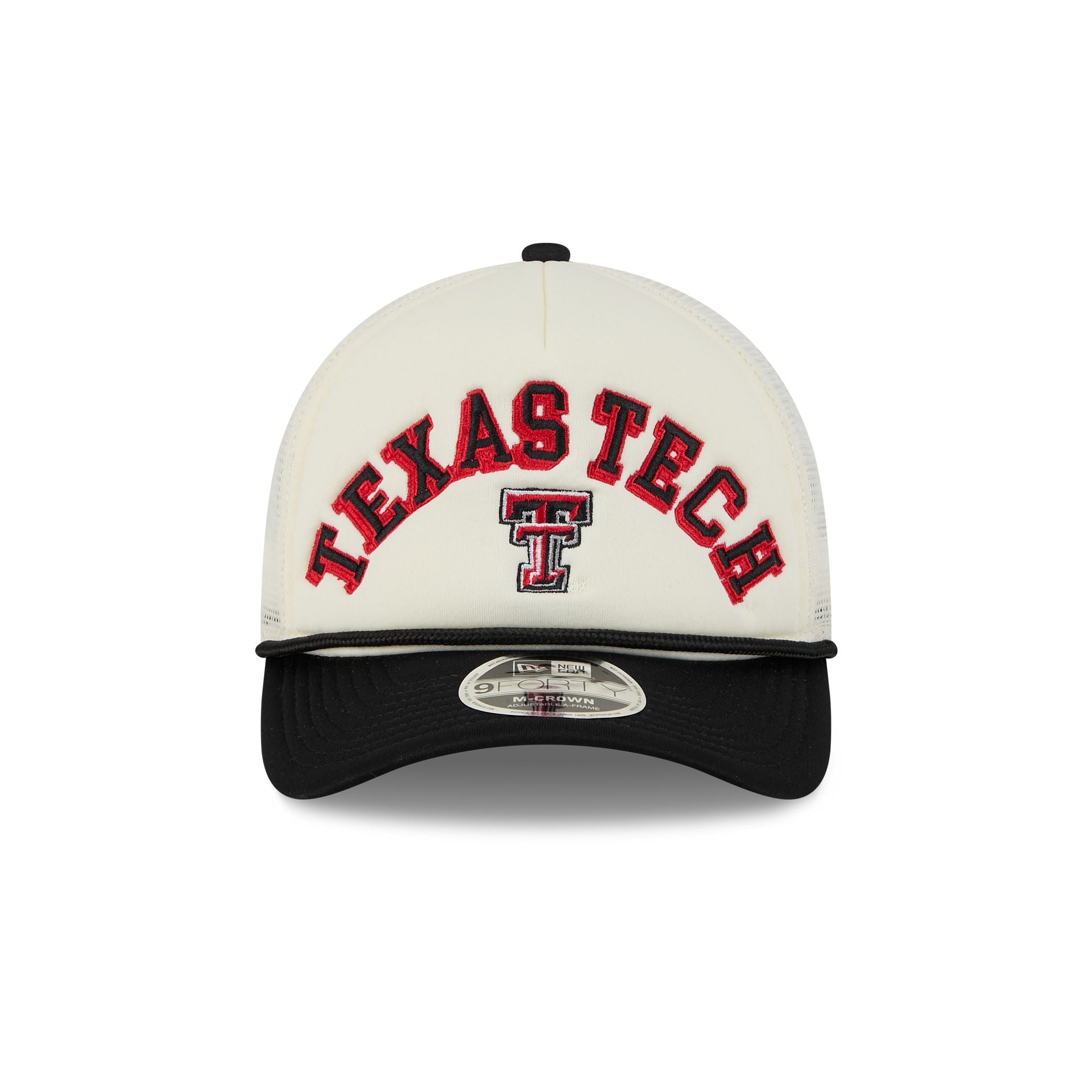 Texas Tech Red Raiders Chrome Arch 9FORTY M-Crown A-Frame Trucker Hat - Image 2