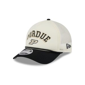 Purdue Boilermakers Chrome Arch 9FORTY M-Crown A-Frame Trucker Hat