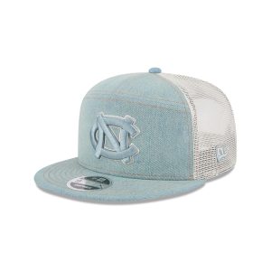 North Carolina Tar Heels Denim Split Panel 9FIFTY Trucker Hat