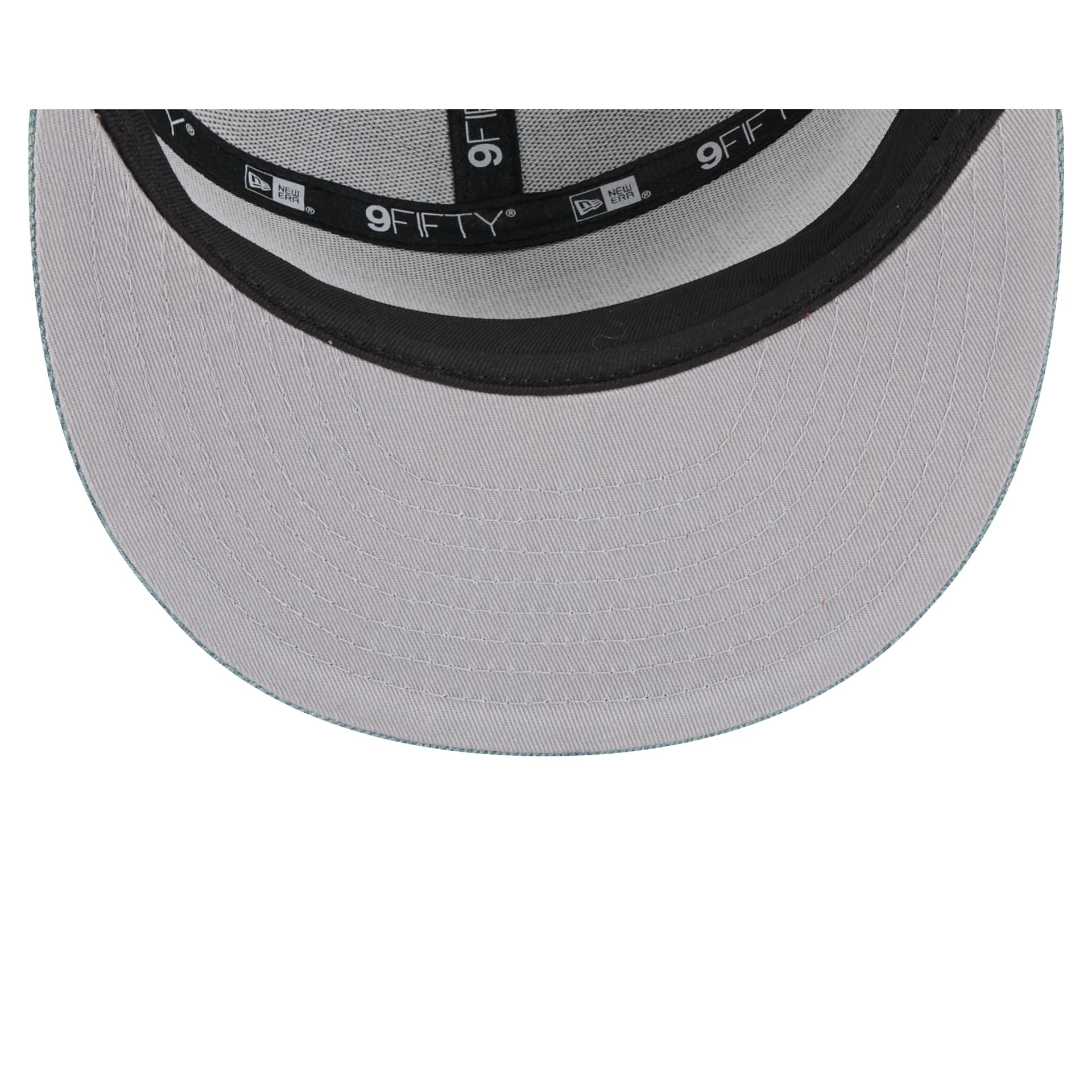 UCLA Bruins Denim Split Panel 9FIFTY Trucker Hat - Image 7