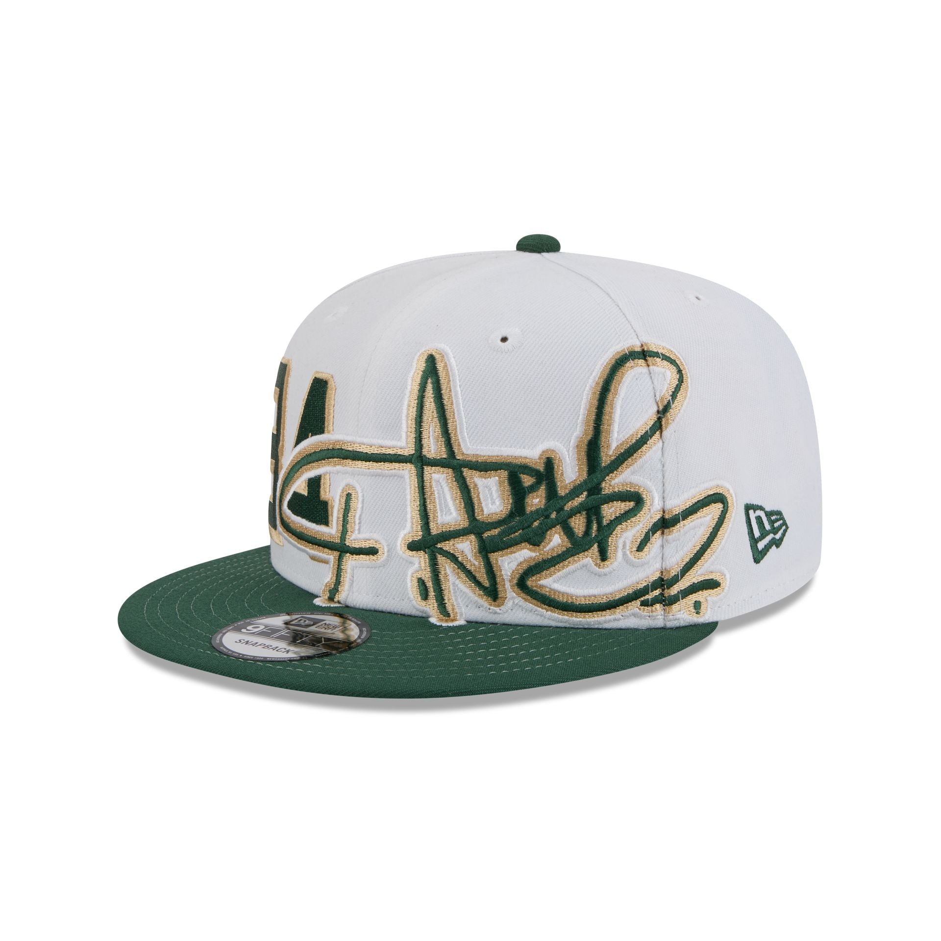 Milwaukee Bucks Giannis Antetokounmpo Signature 9FIFTY Snapback Hat - Image 3
