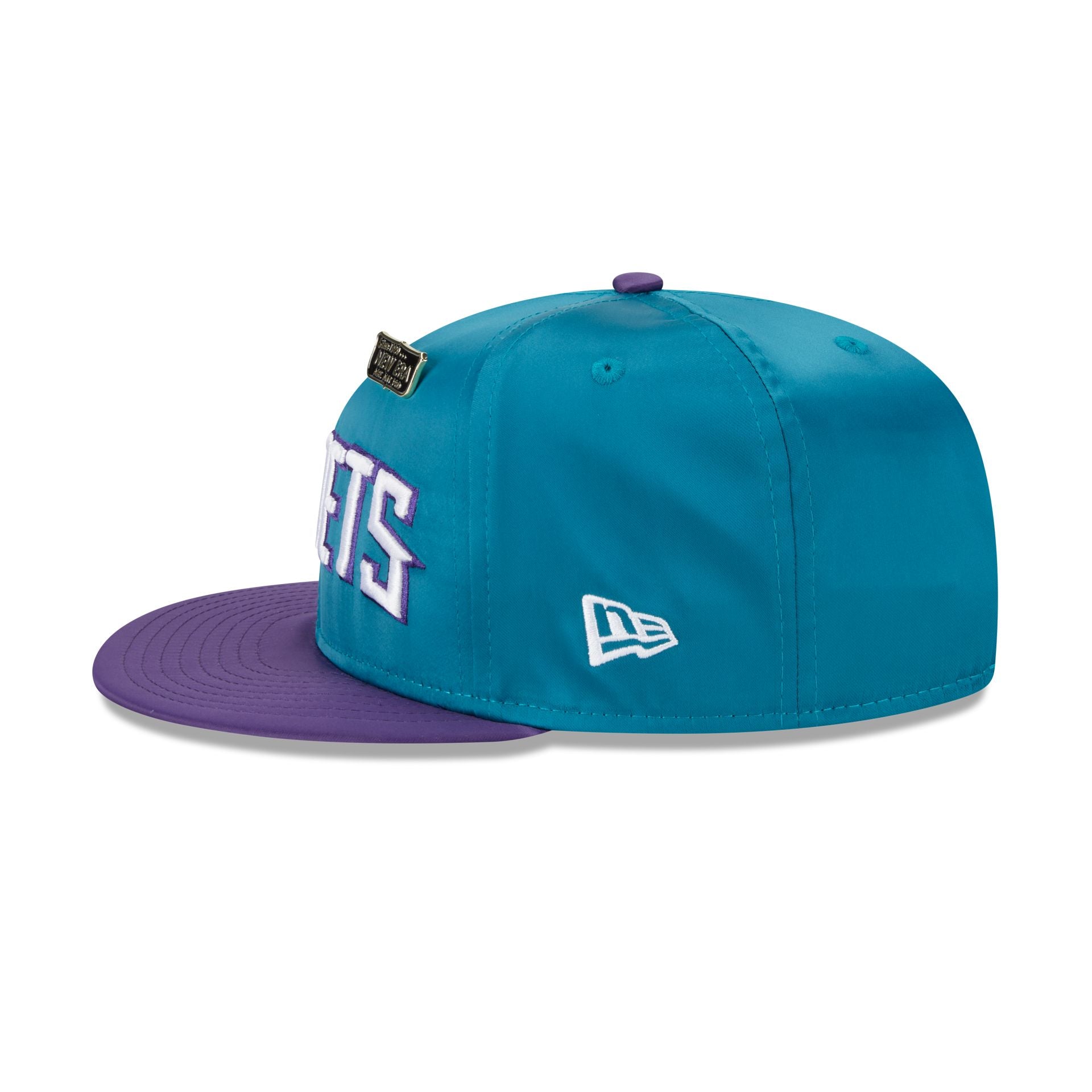 Charlotte Hornets Satin Pin 9FIFTY Snapback Hat - Image 5