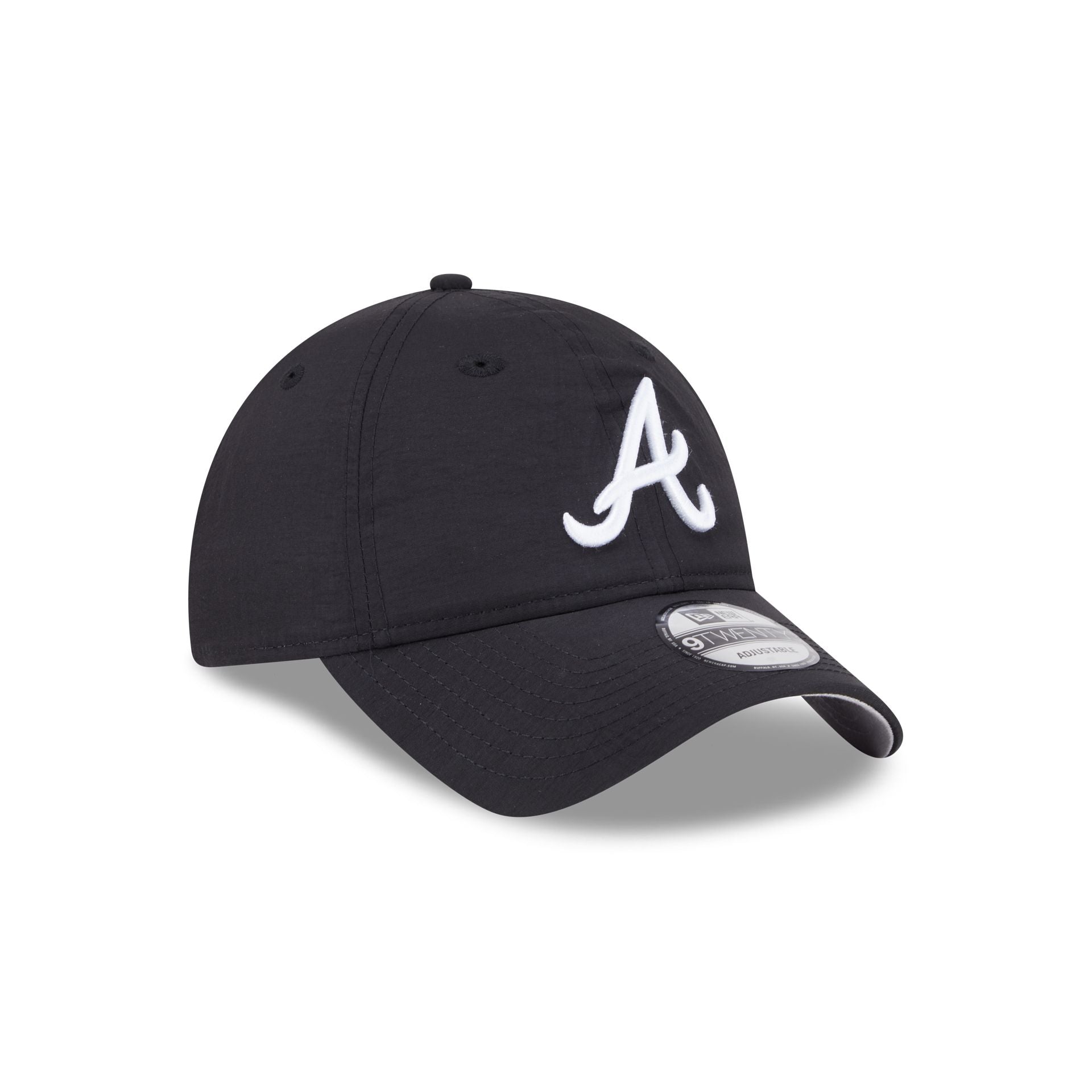 Atlanta Braves Everyday Nylon Black 9TWENTY Adjustable Hat - Image 3