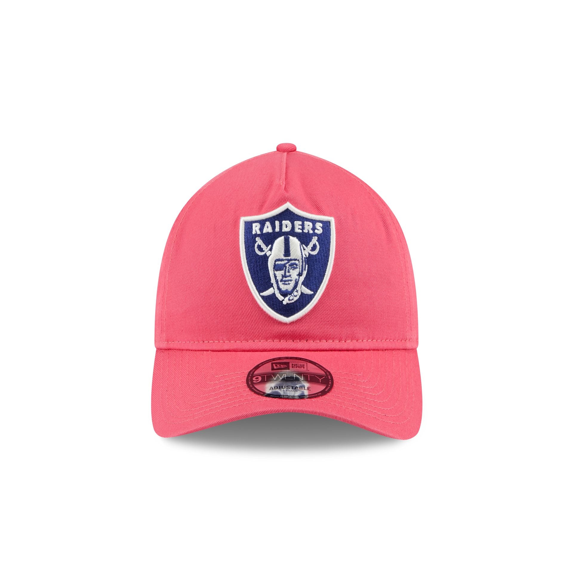 Las Vegas Raiders Coral 9TWENTY A-Frame Adjustable Hat - Image 2