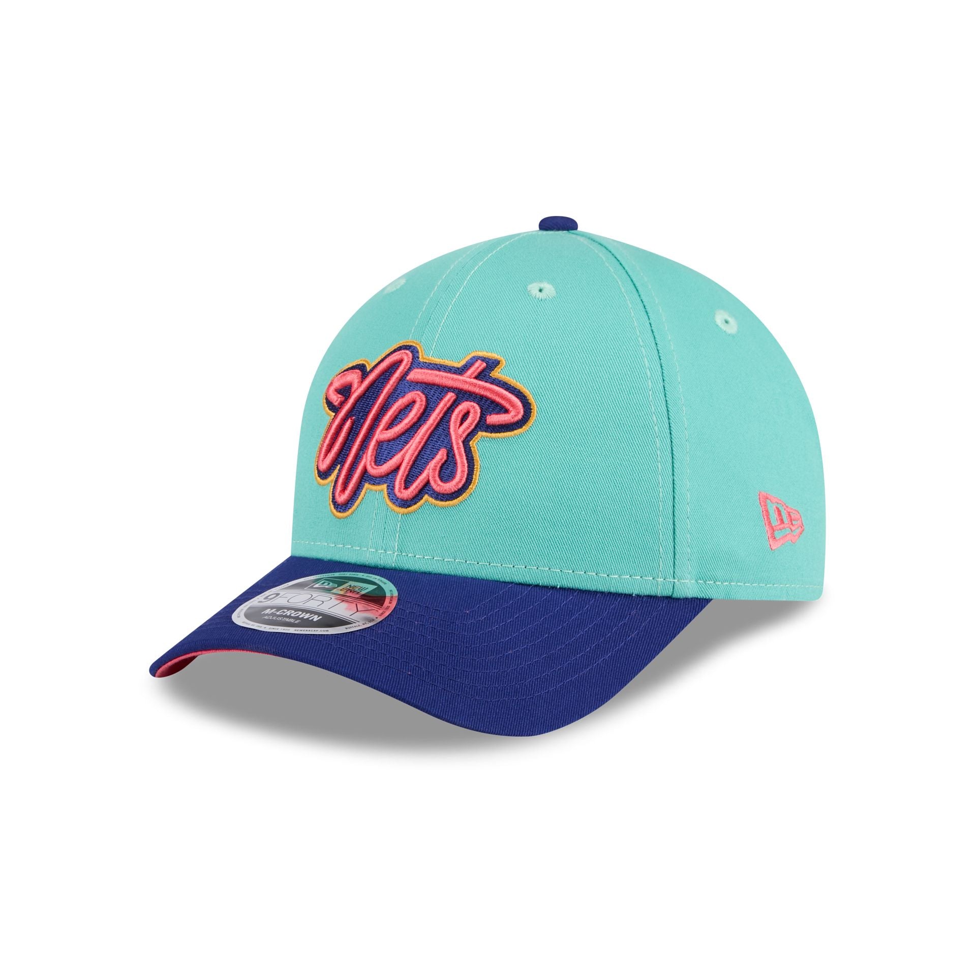 Brooklyn Nets Clear Mint 9FORTY M-Crown Adjustable Hat - Image 3