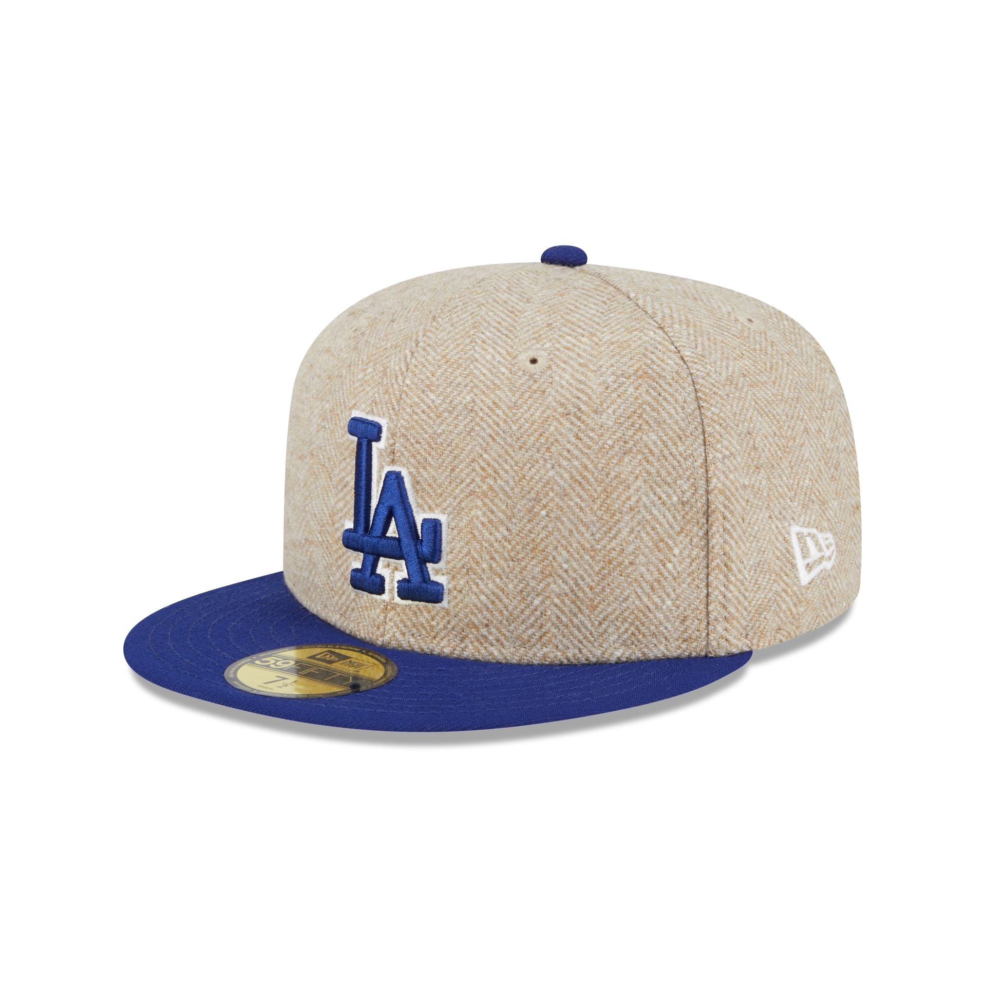 Los Angeles Dodgers Herringbone Moon 59FIFTY Fitted Hat - Image 3