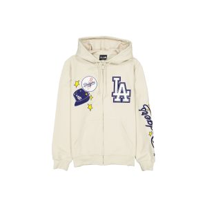 Los Angeles Dodgers Stone Logo Select Full-Zip Hoodie