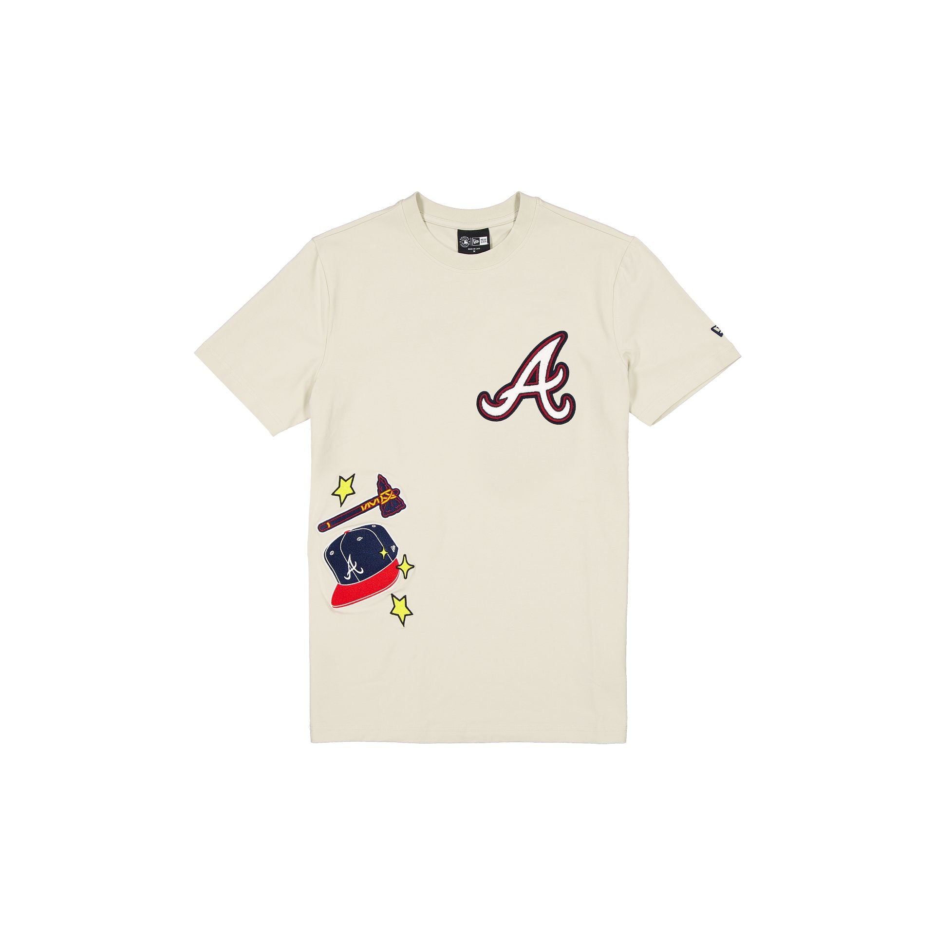 Atlanta Braves Stone Logo Select T-Shirt