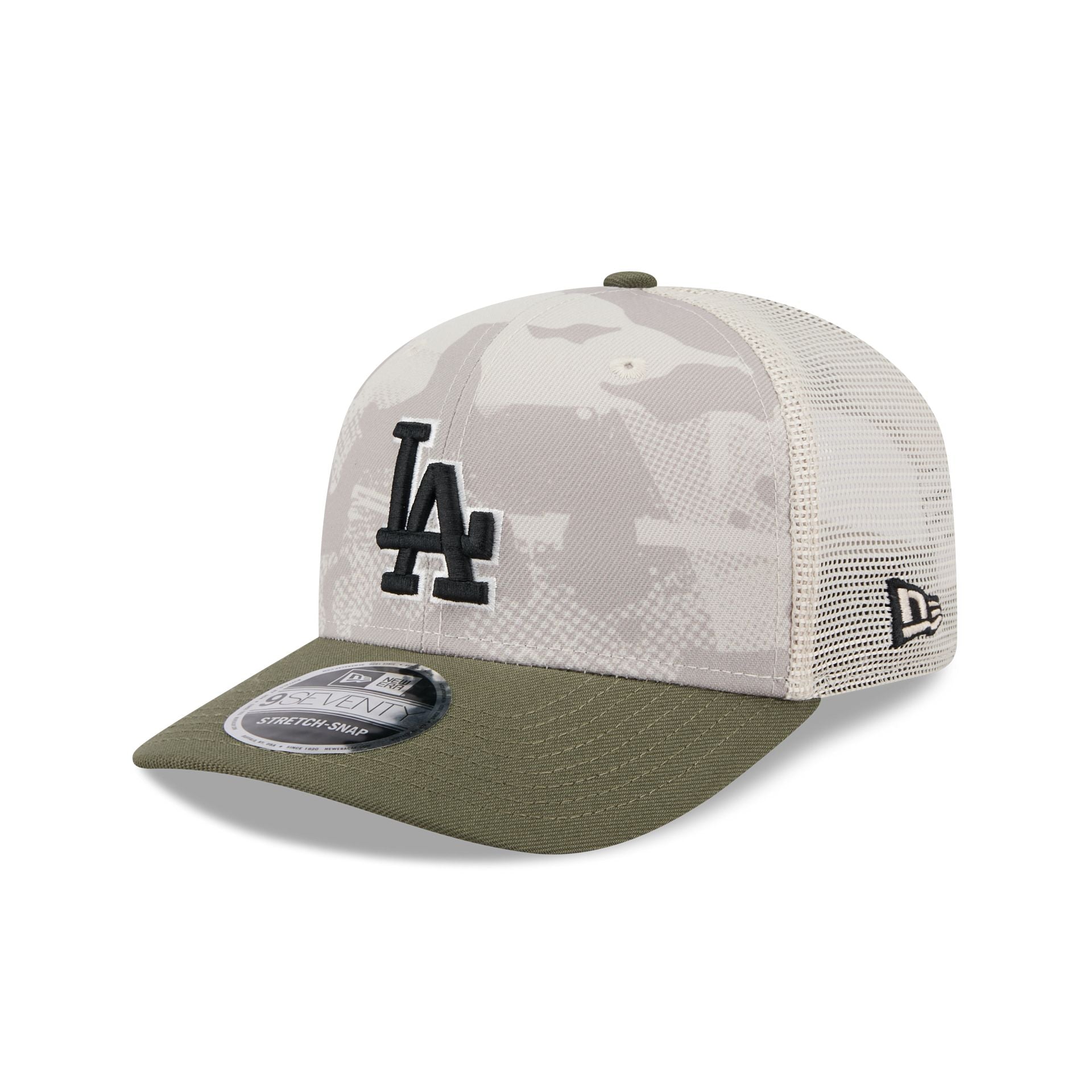 Los Angeles Dodgers Armed Forces Day 2025 9SEVENTY Trucker Hat - Image 3