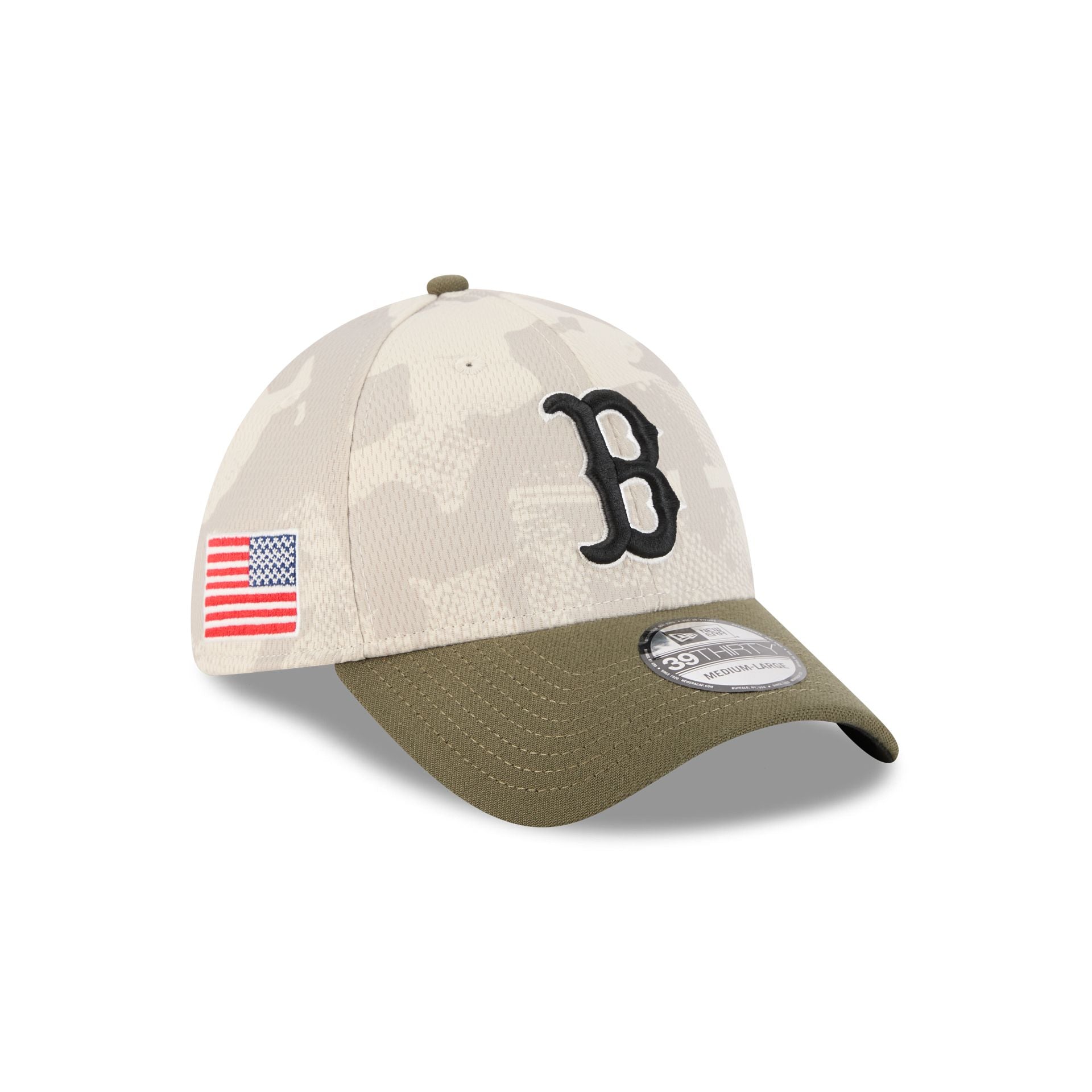 Boston Red Sox Armed Forces Day 2025 39THIRTY Stretch Fit Hat