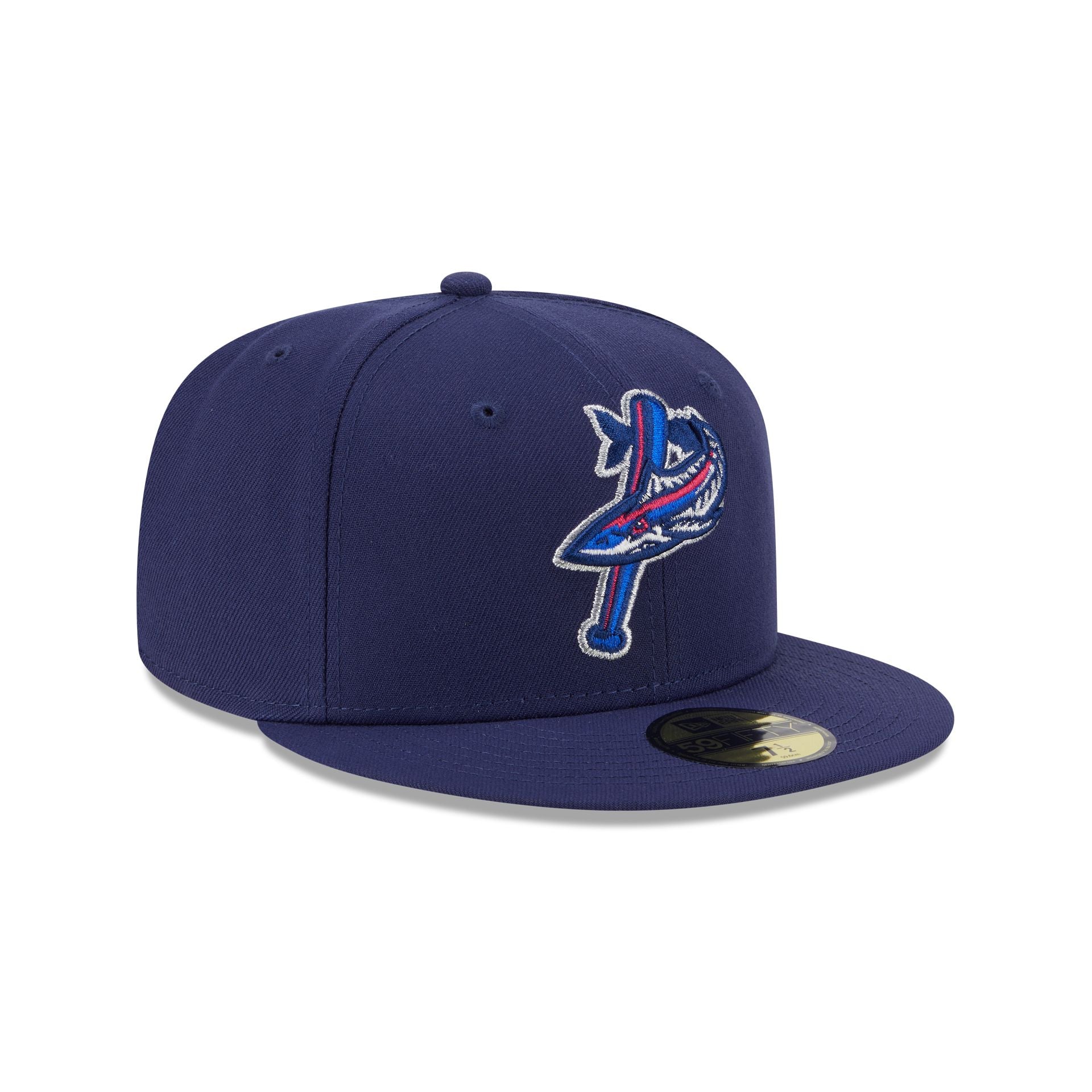 Pensacola Blue Wahoos Authentic Collection 59FIFTY Fitted Hat - Image 3