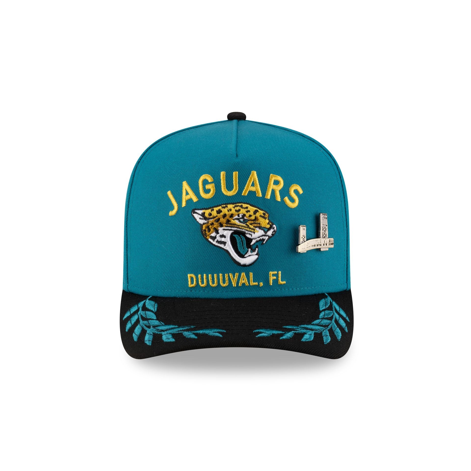 Jacksonville Jaguars 2025 Draft 59FIFTY A-Frame Fitted Hat - Image 2