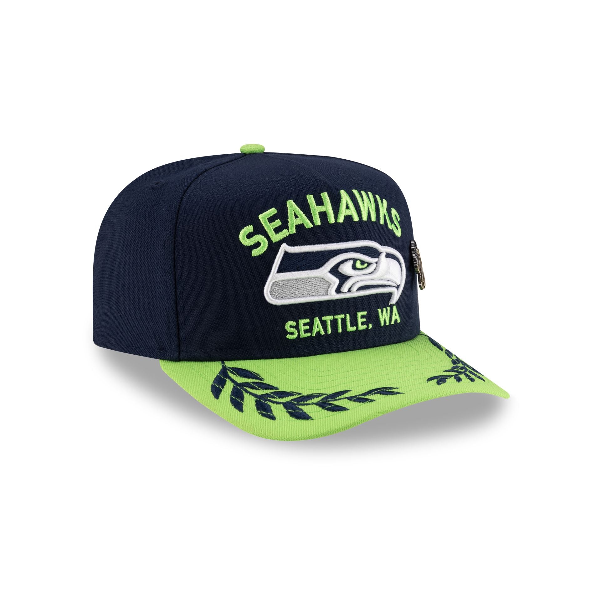 Seattle Seahawks 2025 Draft 59FIFTY A-Frame Fitted Hat - Image 3