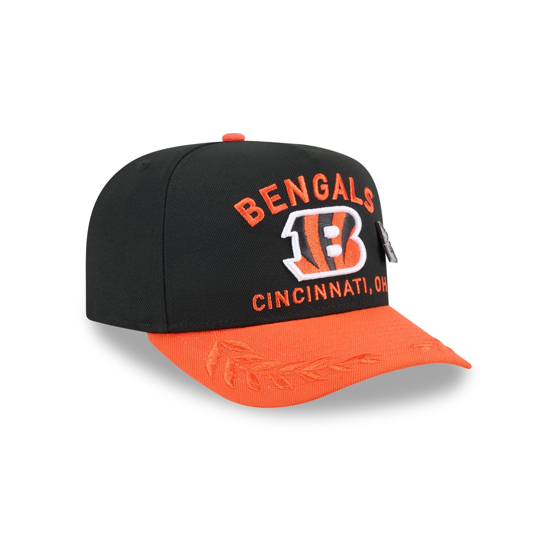 Cincinnati Bengals 2025 Draft Black 59FIFTY A-Frame Fitted Hat - Image 3