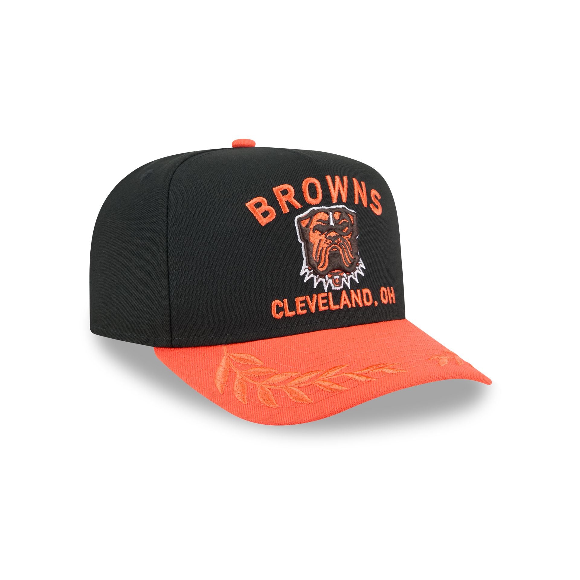 Cleveland Browns 2025 Draft Black 59FIFTY A-Frame Fitted Hat - Image 3