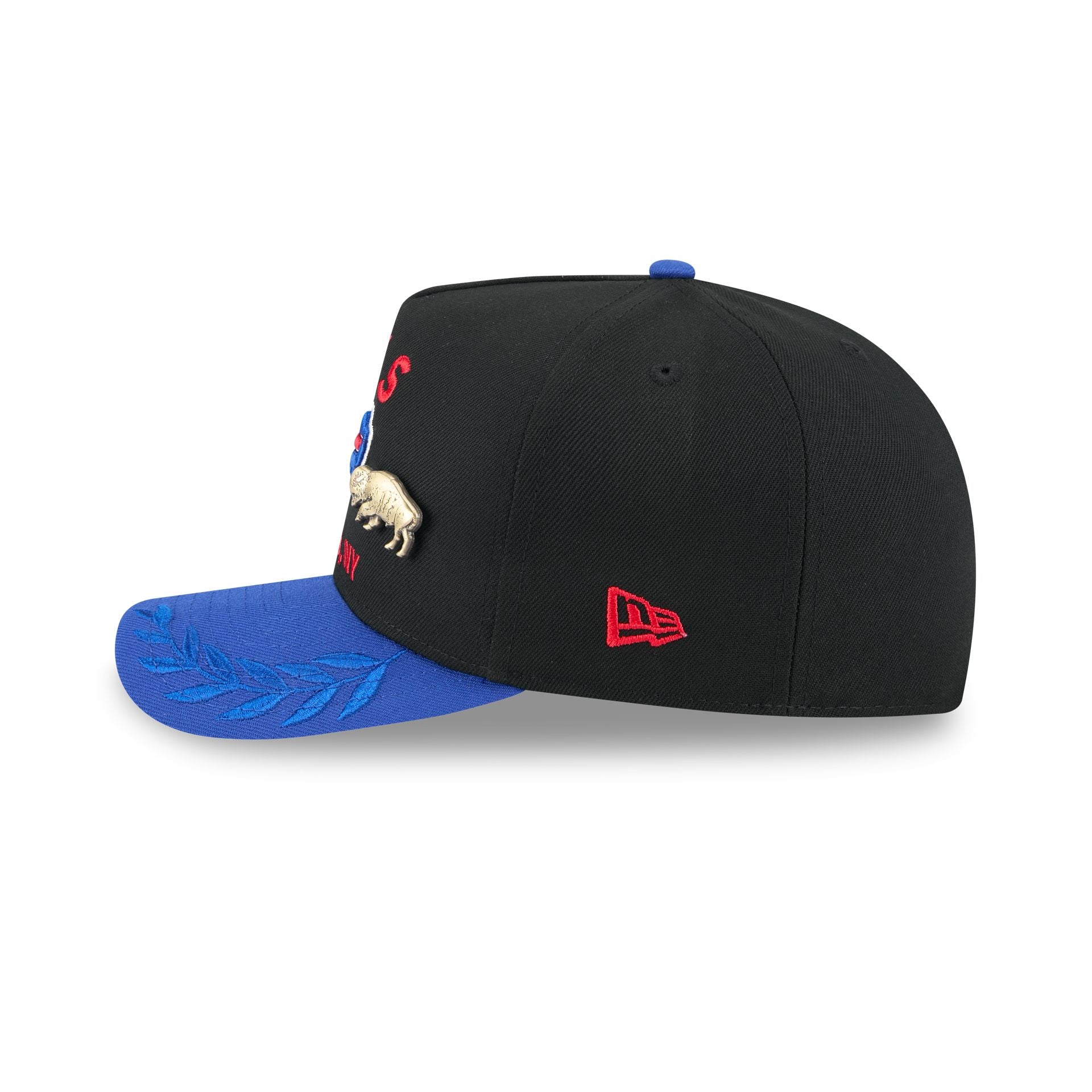 Buffalo Bills 2025 Draft Black 59FIFTY A-Frame Fitted Hat - Image 4