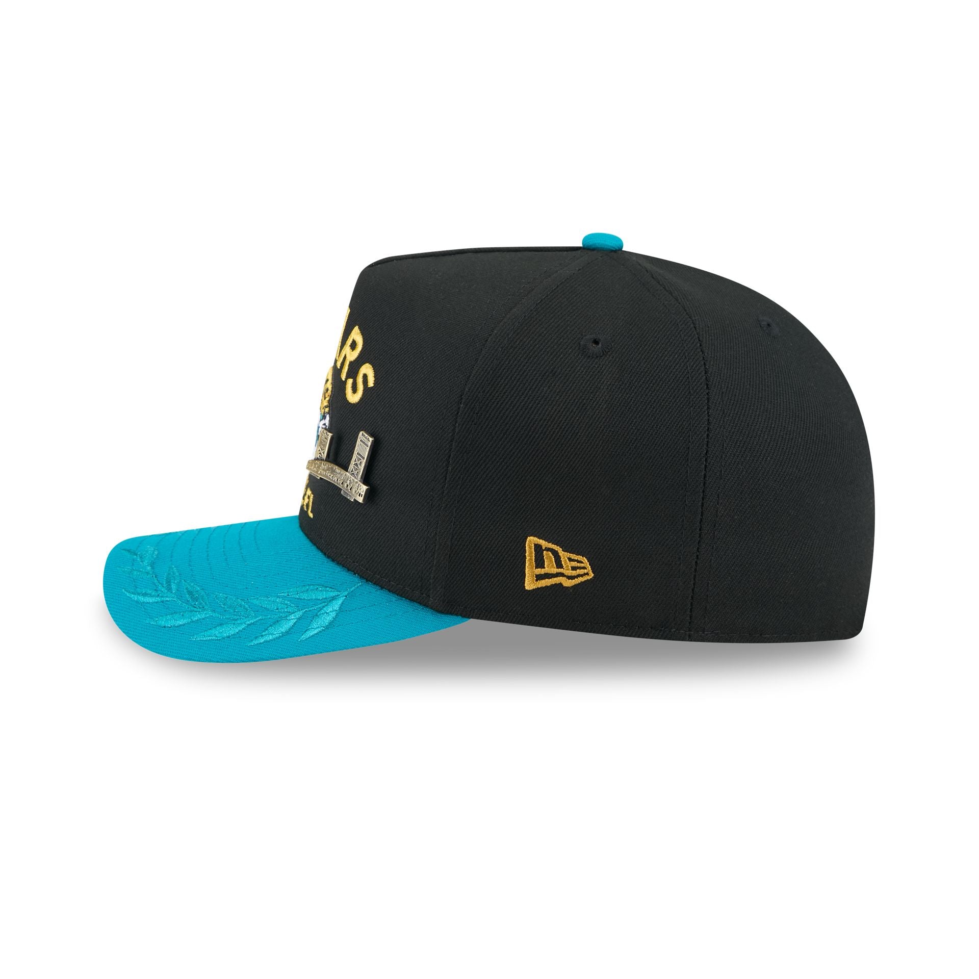 Jacksonville Jaguars 2025 Draft Black 59FIFTY A-Frame Fitted Hat - Image 4