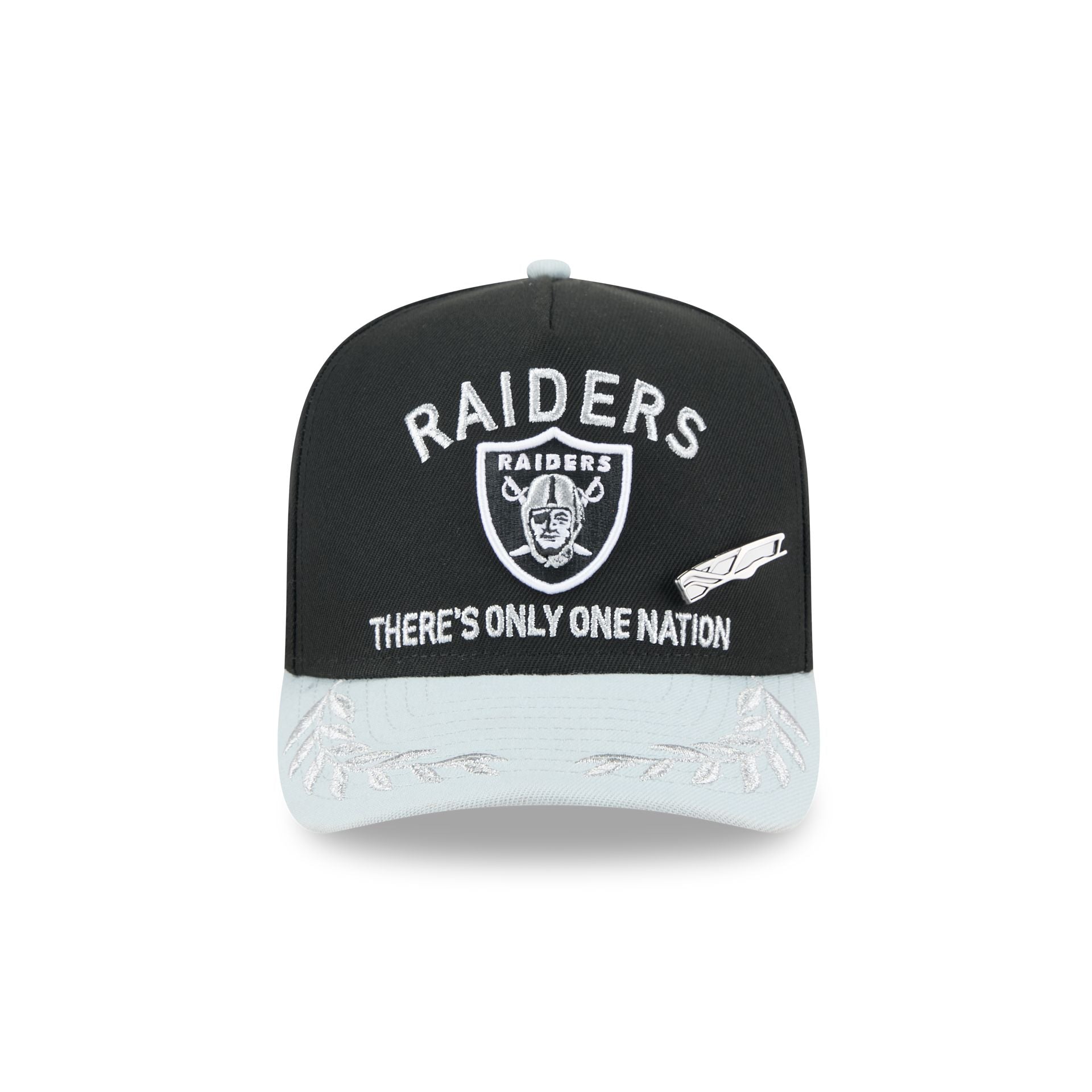Las Vegas Raiders 2025 Draft Black 59FIFTY A-Frame Fitted Hat - Image 2