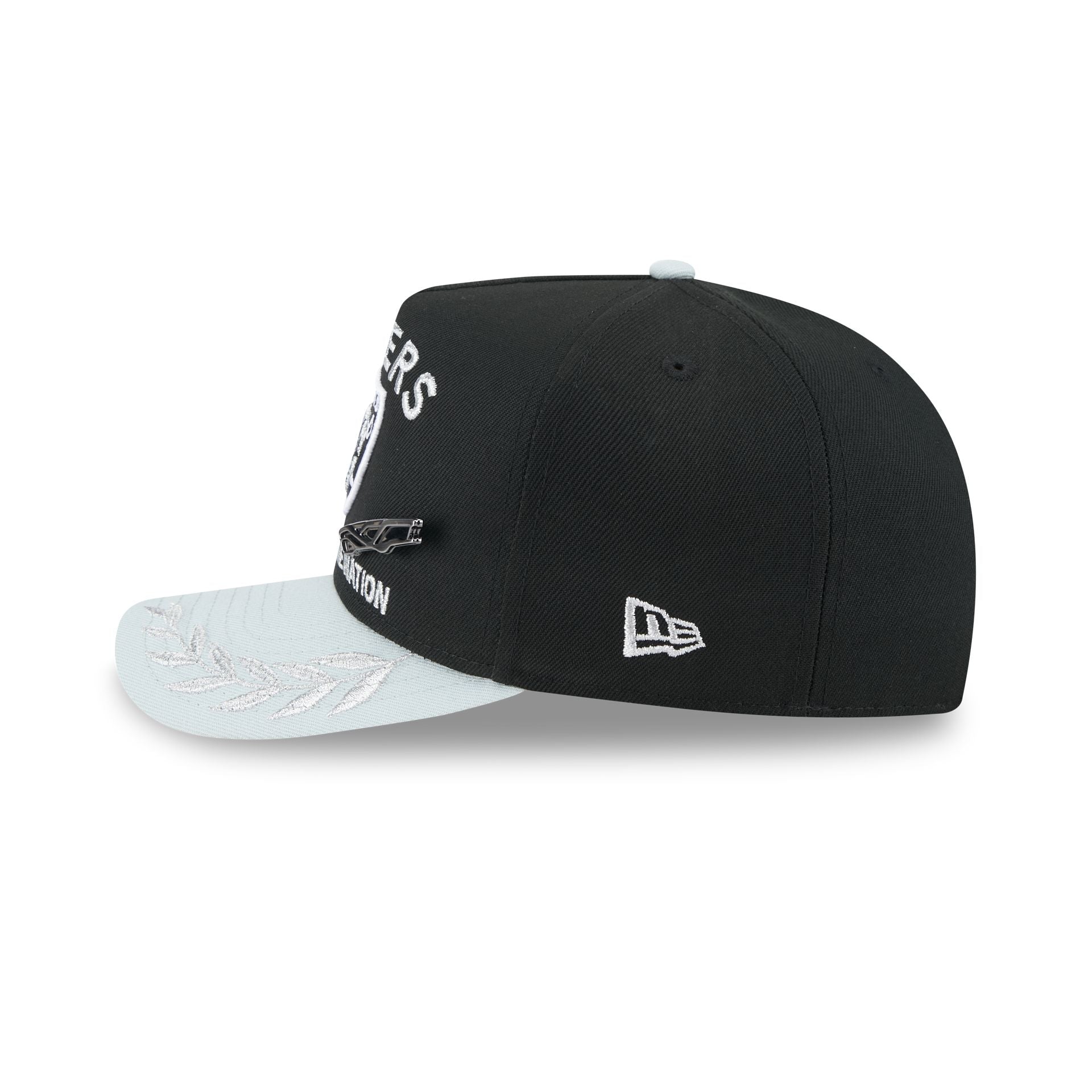 Las Vegas Raiders 2025 Draft Black 59FIFTY A-Frame Fitted Hat - Image 4