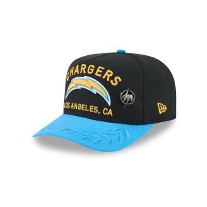 Los Angeles Chargers 2025 Draft Black 59FIFTY A-Frame Fitted Hat