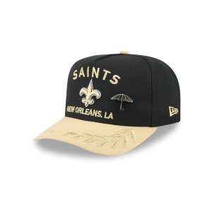 New Orleans Saints 2025 Draft Black 59FIFTY A-Frame Fitted Hat