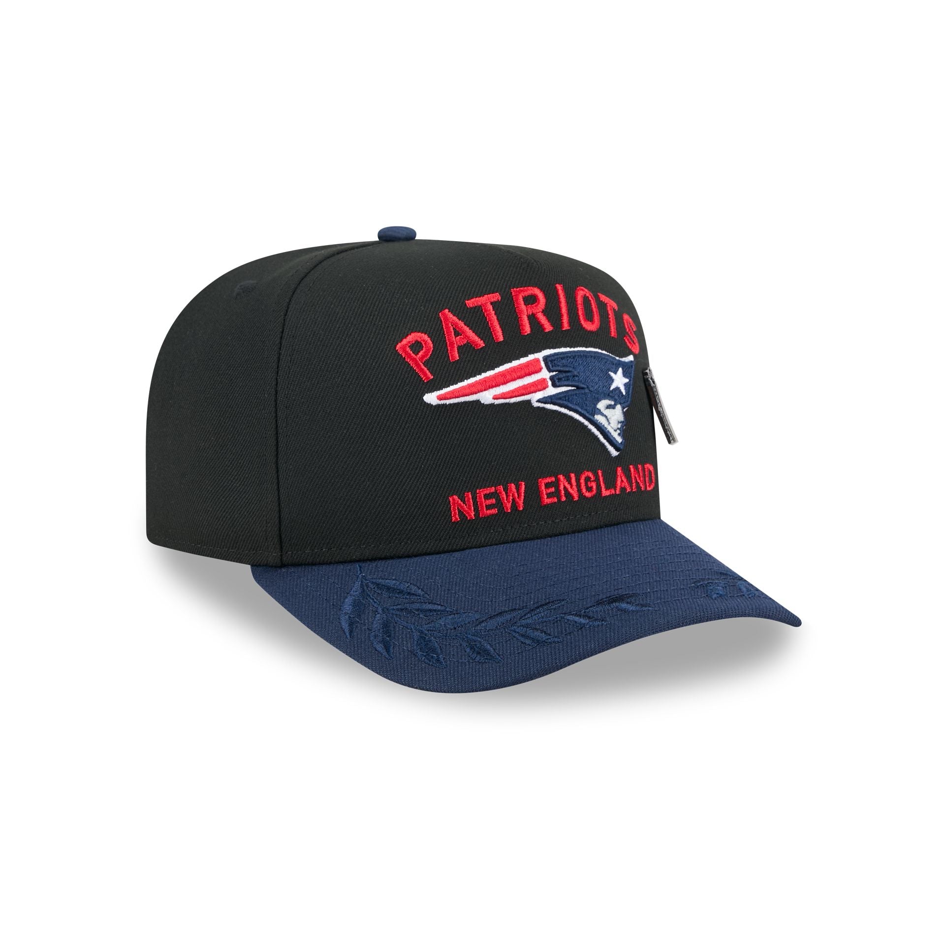 New England Patriots 2025 Draft Black 59FIFTY A-Frame Fitted Hat - Image 3