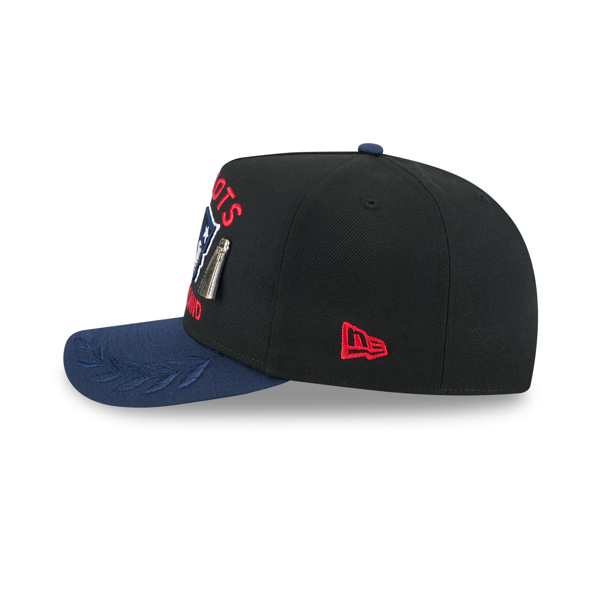 New England Patriots 2025 Draft Black 59FIFTY A-Frame Fitted Hat - Image 4