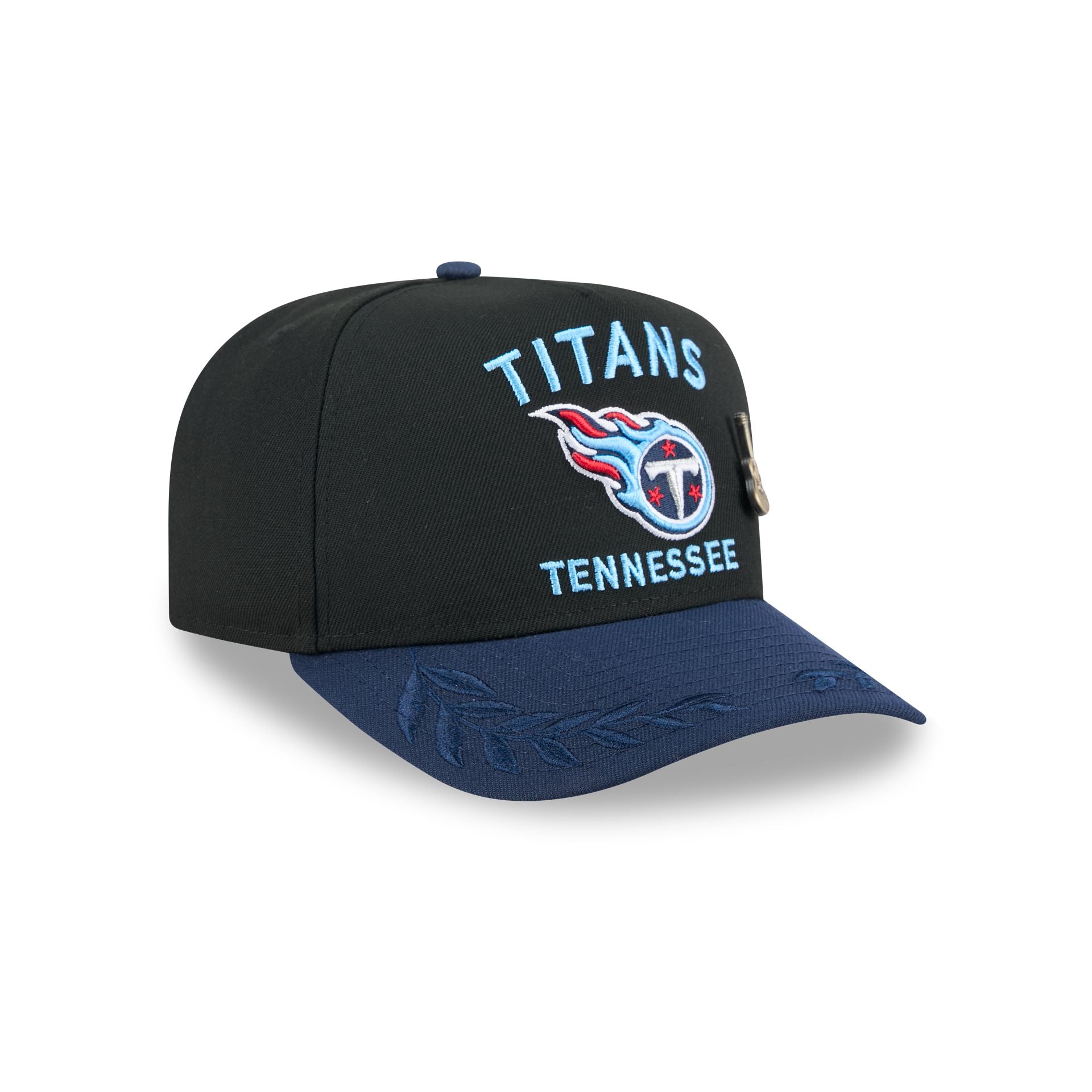 Tennessee Titans 2025 Draft Black 59FIFTY A-Frame Fitted Hat - Image 3