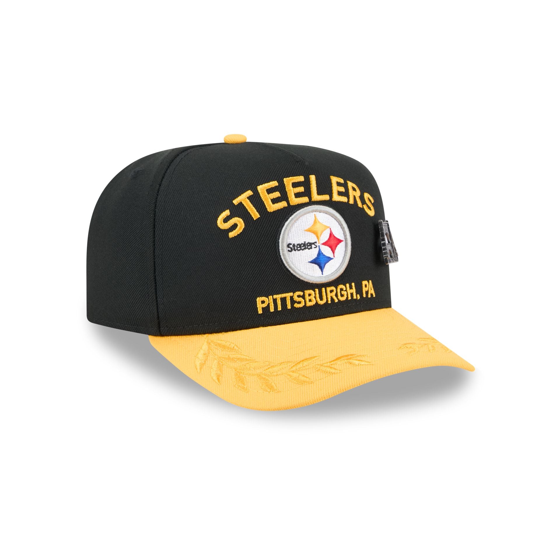 Pittsburgh Steelers 2025 Draft Black 59FIFTY A-Frame Fitted Hat - Image 3