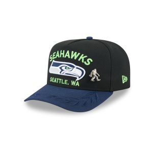 Seattle Seahawks 2025 Draft Black 59FIFTY A-Frame Fitted Hat