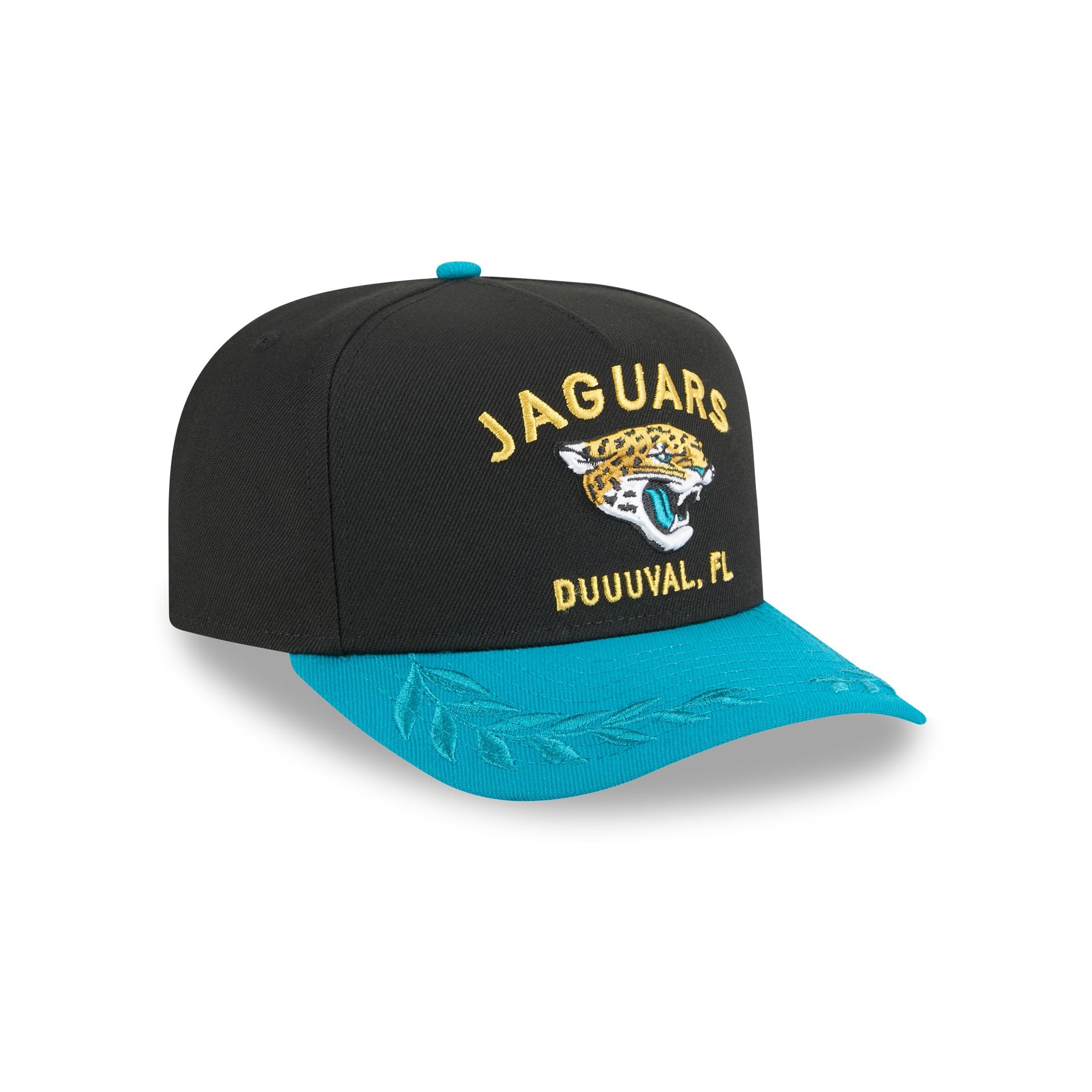 Jacksonville Jaguars 2025 Draft 9FIFTY A-Frame Snapback Hat - Image 3
