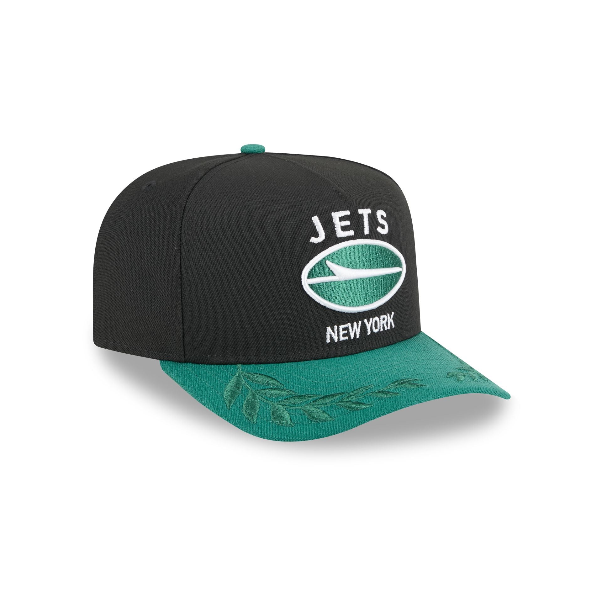 New York Jets 2025 Draft 9FIFTY A-Frame Snapback Hat - Image 3