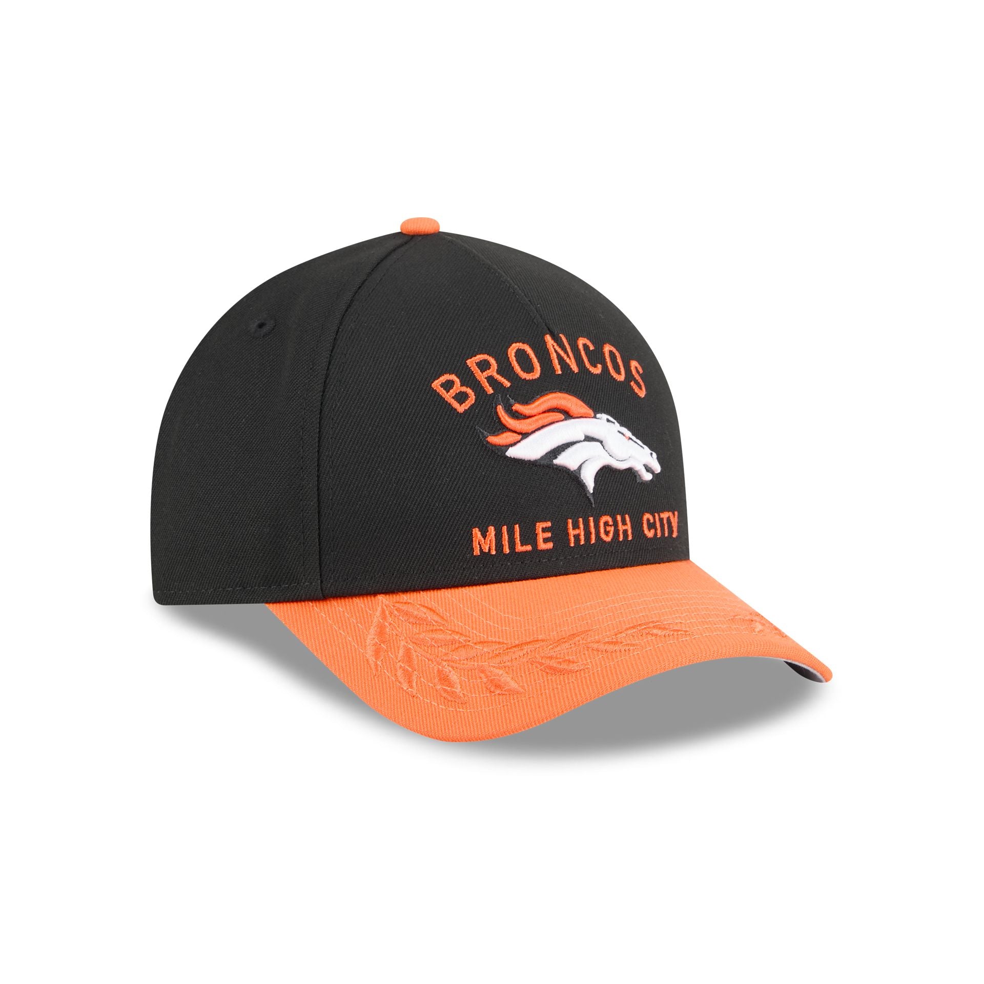 Denver Broncos 2025 Draft 9FORTY M-Crown A-Frame Snapback Hat - Image 3