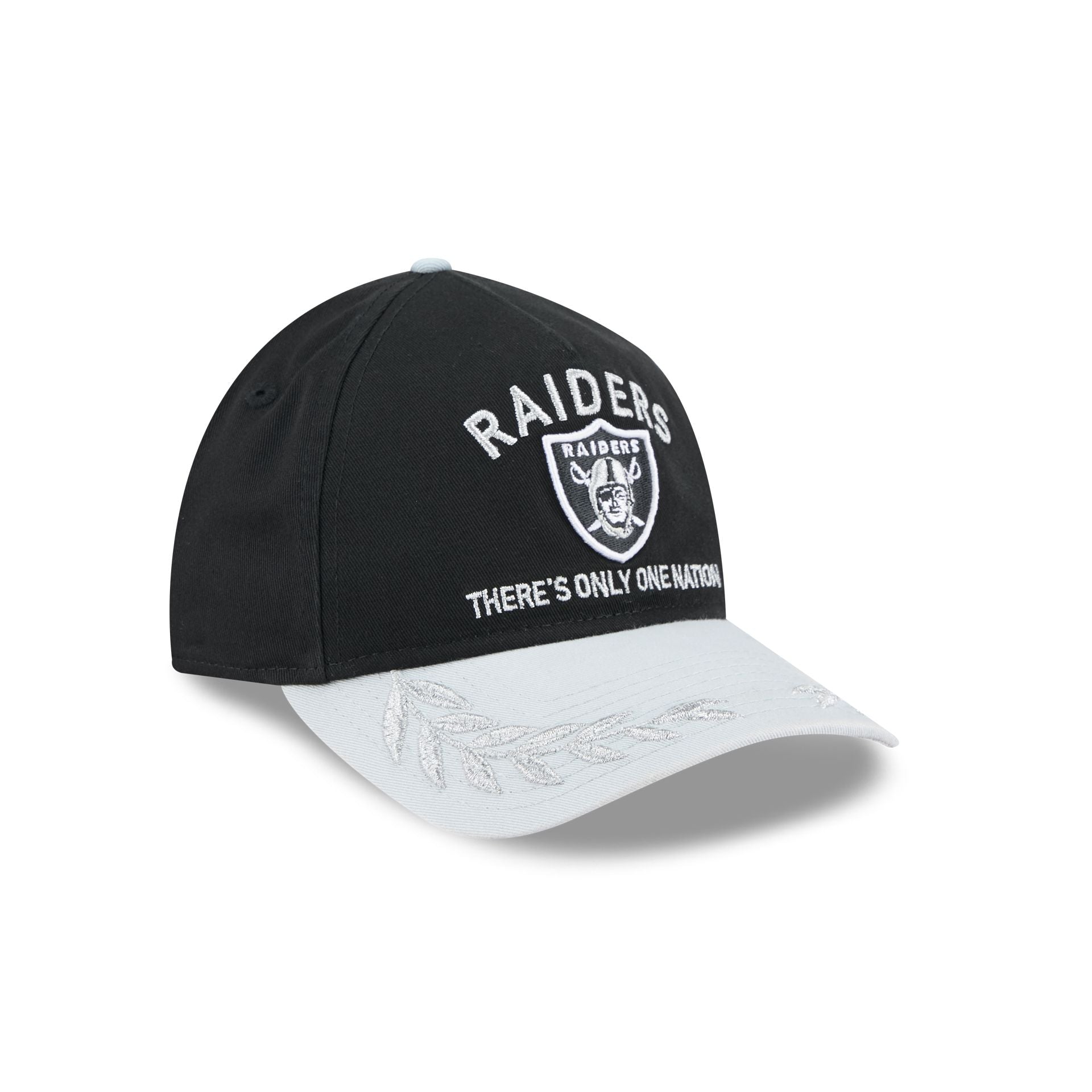 Las Vegas Raiders 2025 Draft 9TWENTY A-Frame Adjustable Hat - Image 3