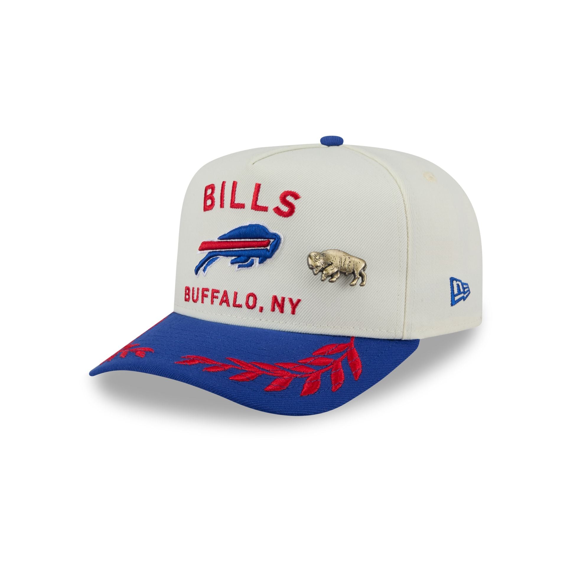 Buffalo Bills 2025 Draft Chrome White 59FIFTY A-Frame Fitted Hat