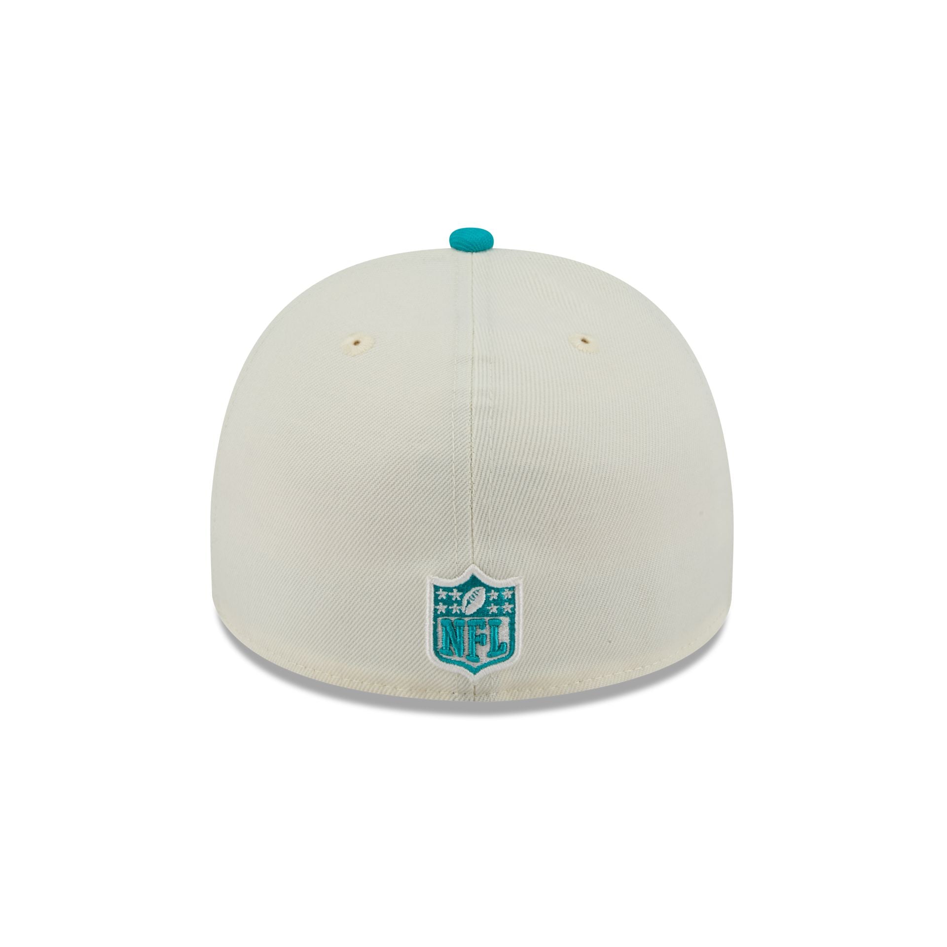 Miami Dolphins 2025 Draft Chrome White 59FIFTY A-Frame Fitted Hat - Image 6