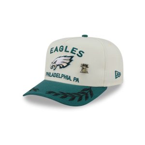 Philadelphia Eagles 2025 Draft Chrome White 59FIFTY A-Frame Fitted Hat