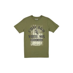 Chicago White Sox Armed Forces Day 2025 Green T-Shirt