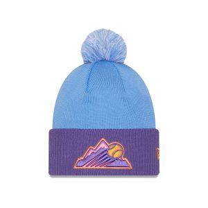 Colorado Rockies City Connect Pom Knit Hat
