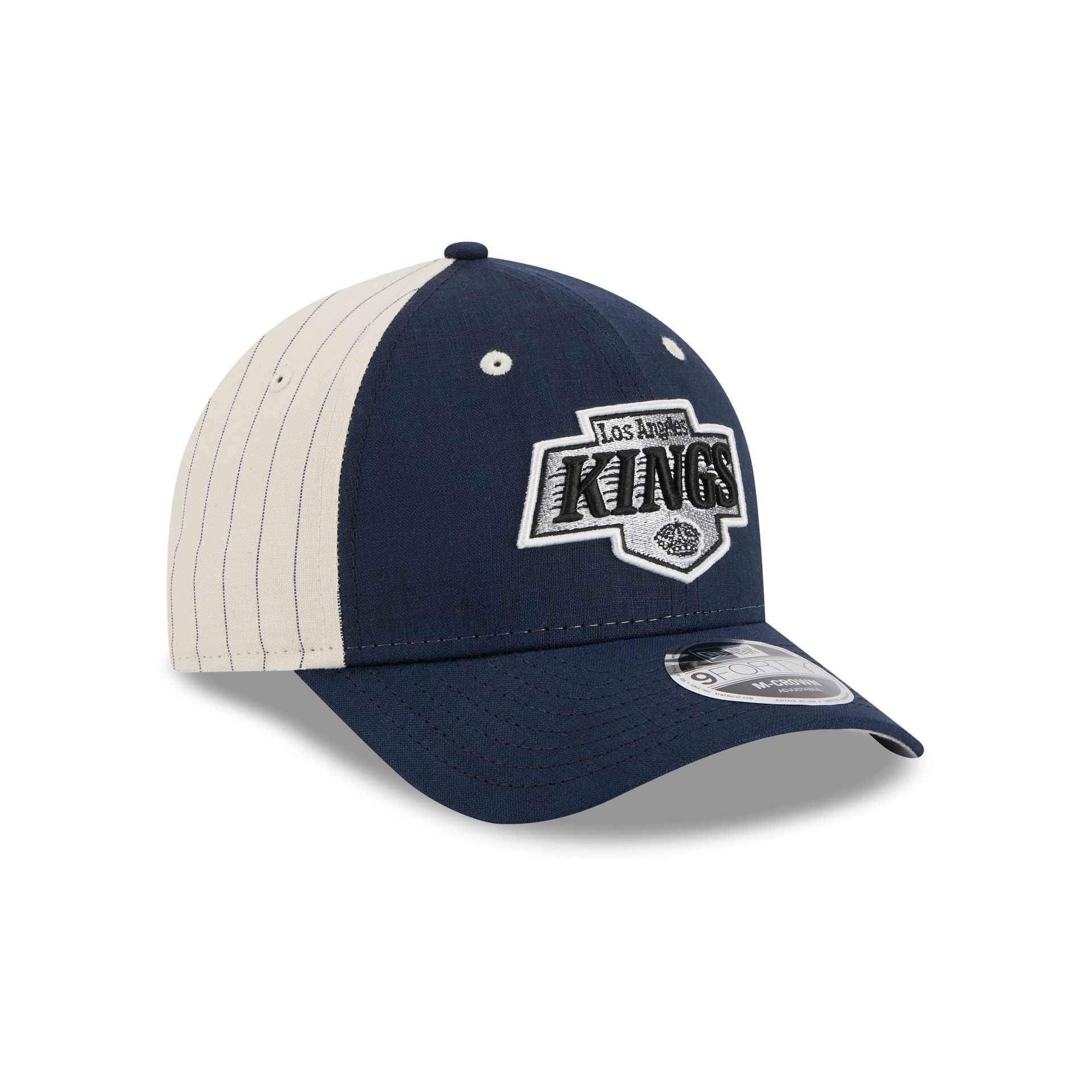 Los Angeles Kings Linen 9FORTY M-Crown Snapback Hat - Image 3