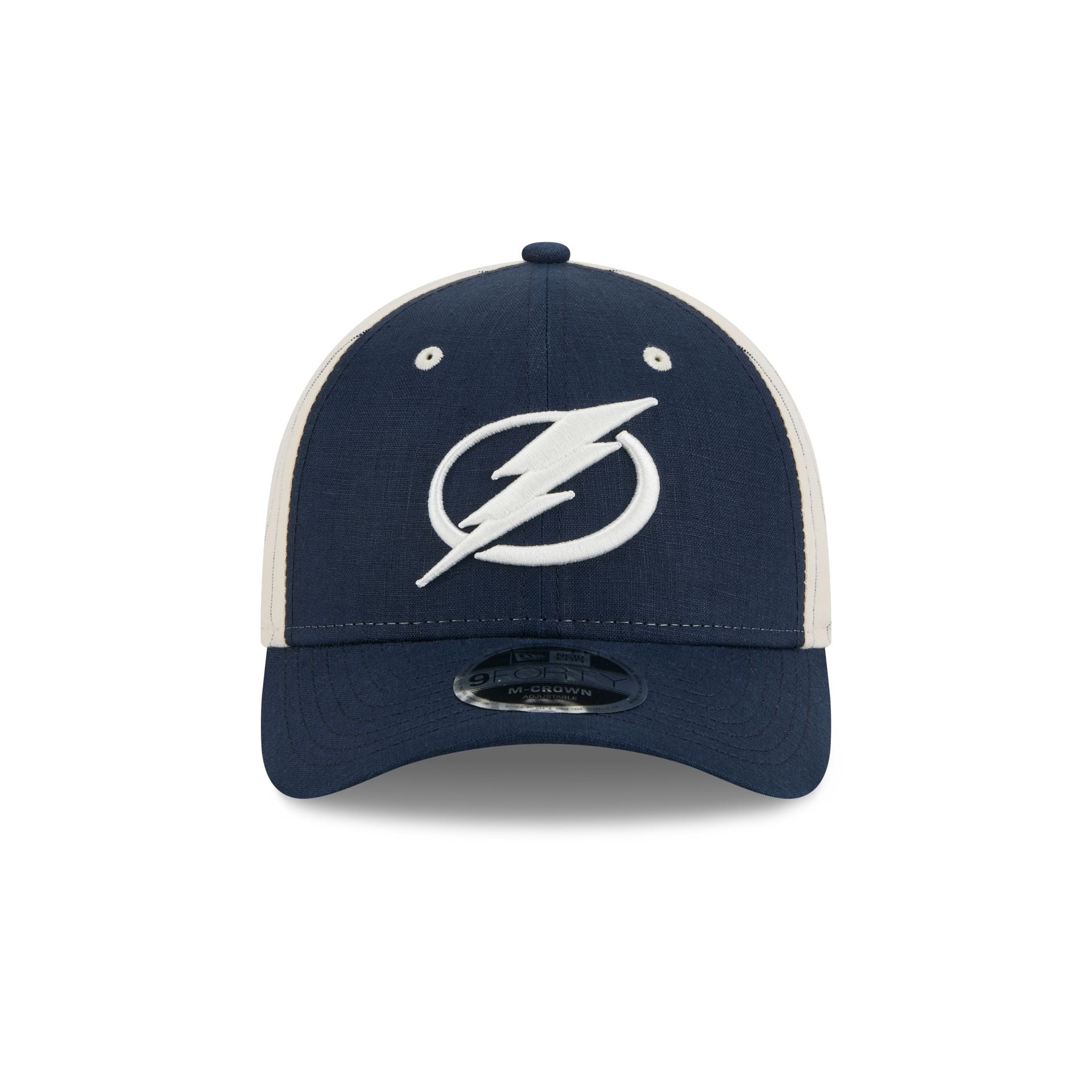 Tampa Bay Lightning Linen 9FORTY M-Crown Snapback Hat - Image 2
