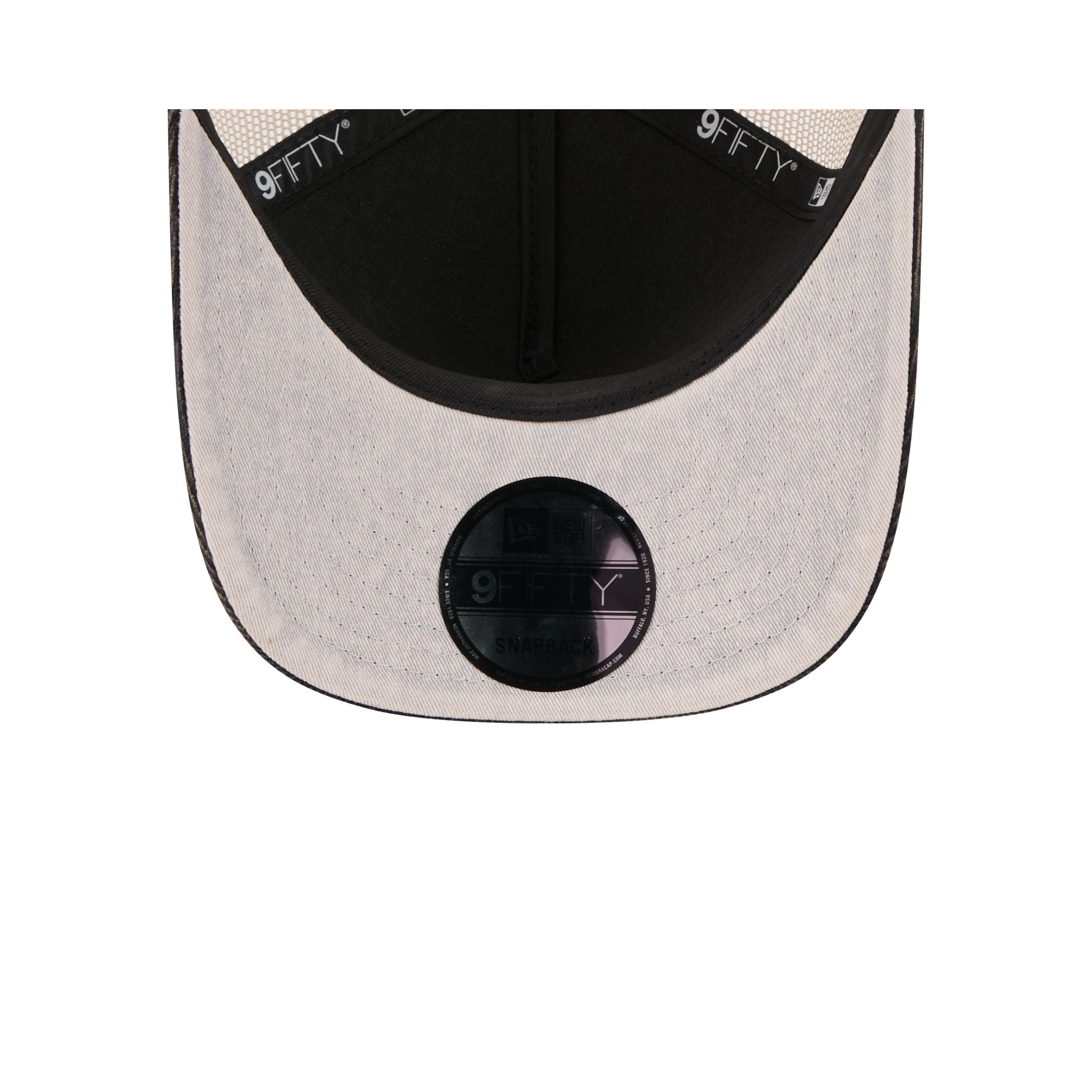 Pittsburgh Steelers Vintage Landscape 9FIFTY A-Frame Trucker Hat - Image 7