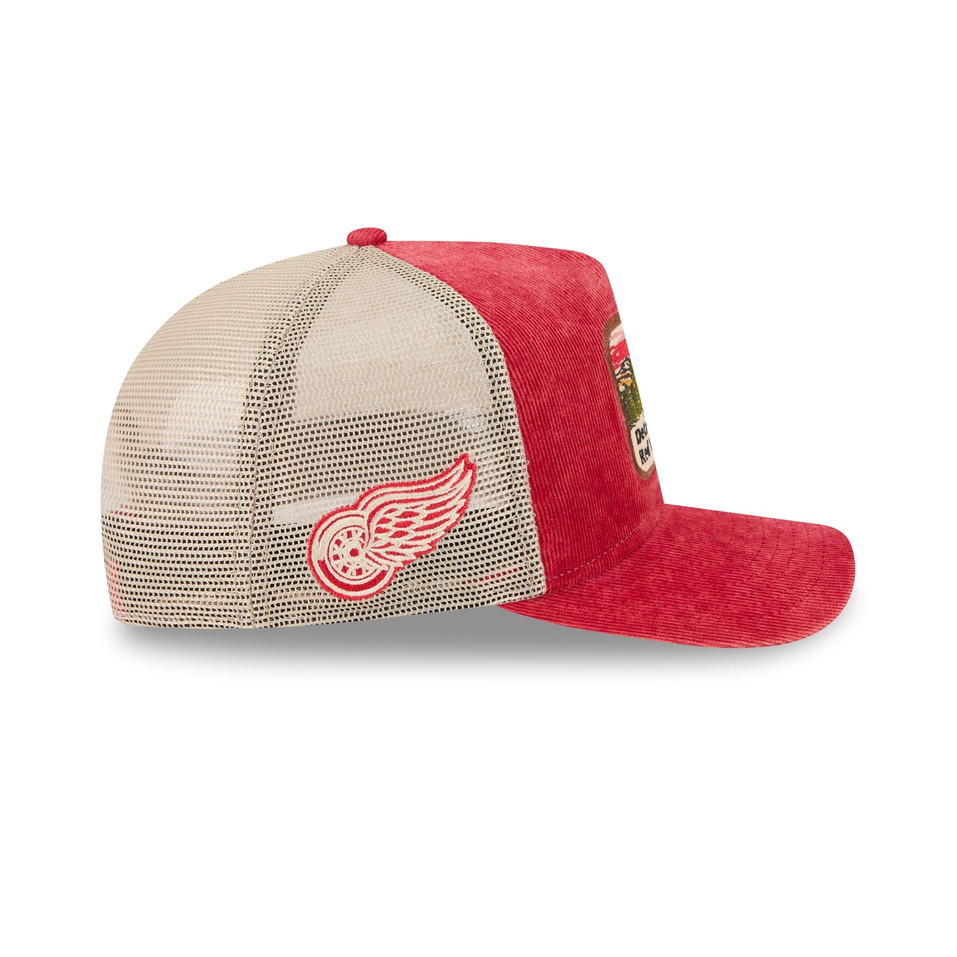 Detroit Red Wings Vintage Landscape 9FIFTY A-Frame Trucker Hat - Image 4