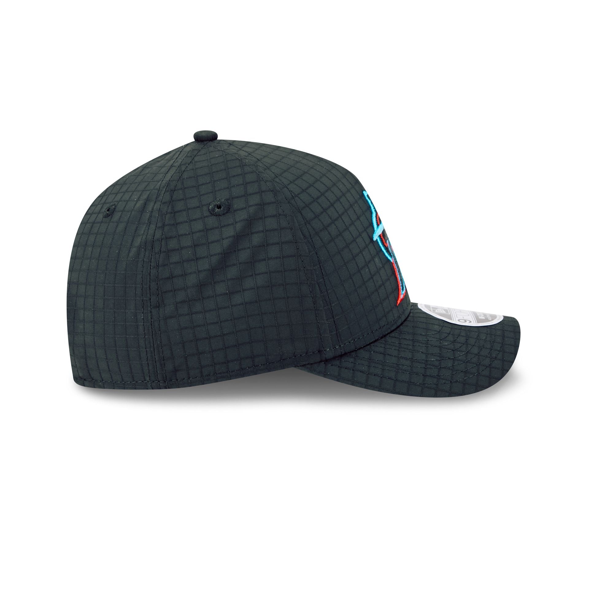 Miami Marlins Ripstop 9FORTY M-Crown A-Frame Snapback Hat - Image 5
