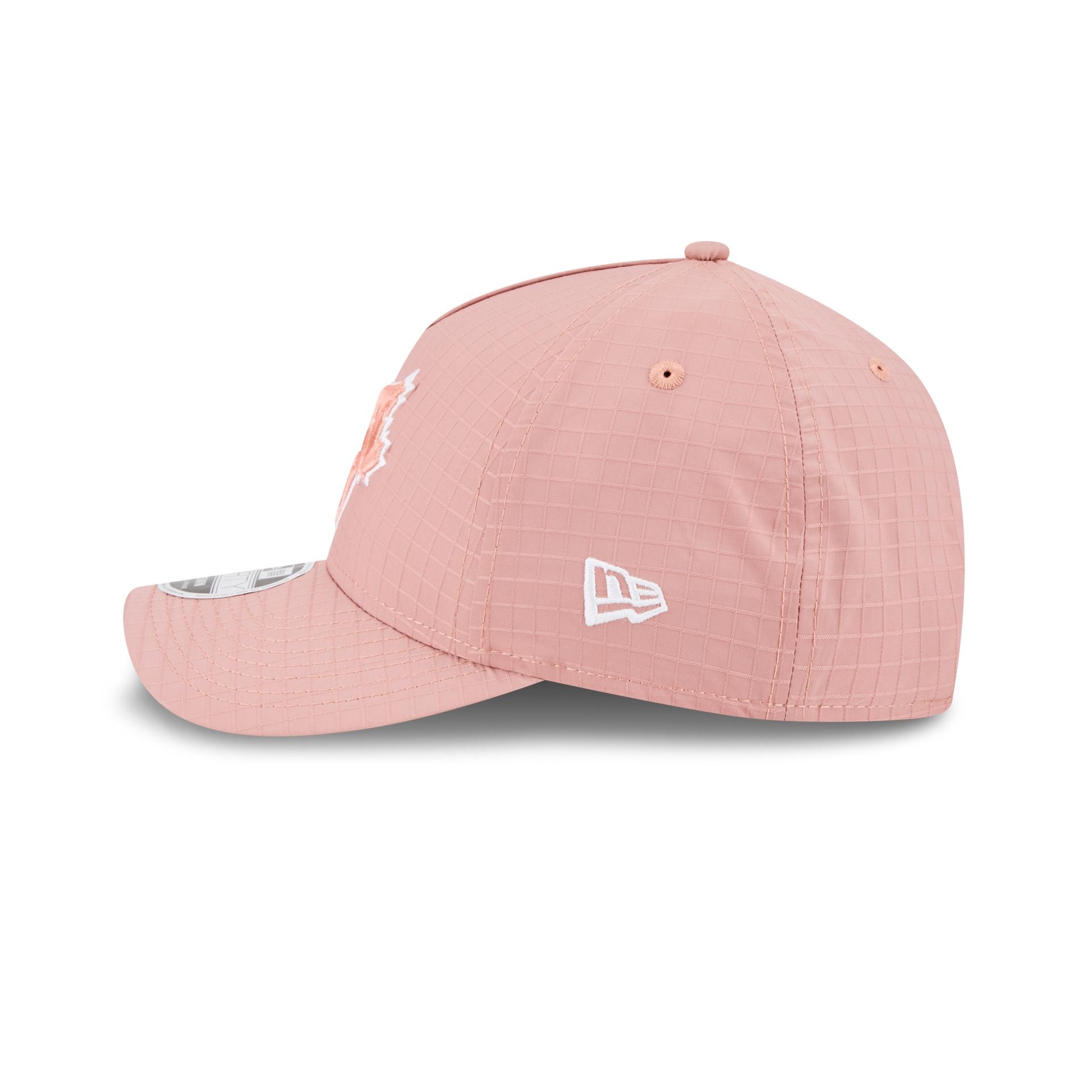 Toronto Blue Jays Pink Ripstop 9FORTY M-Crown A-Frame Snapback Hat - Image 4