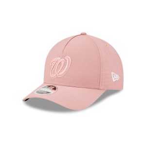 Washington Nationals Pink Ripstop 9FORTY M-Crown A-Frame Snapback Hat
