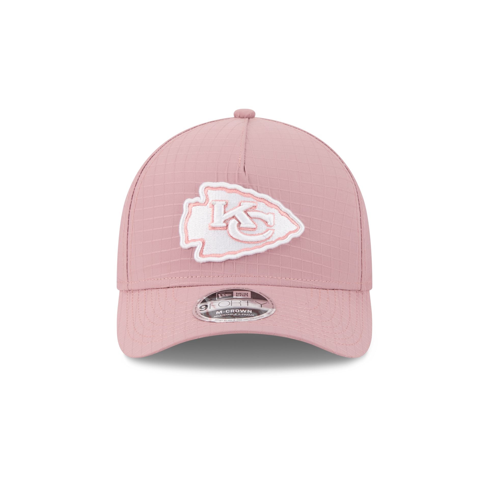 Kansas City Chiefs Pink Ripstop 9FORTY M-Crown A-Frame Snapback Hat - Image 2