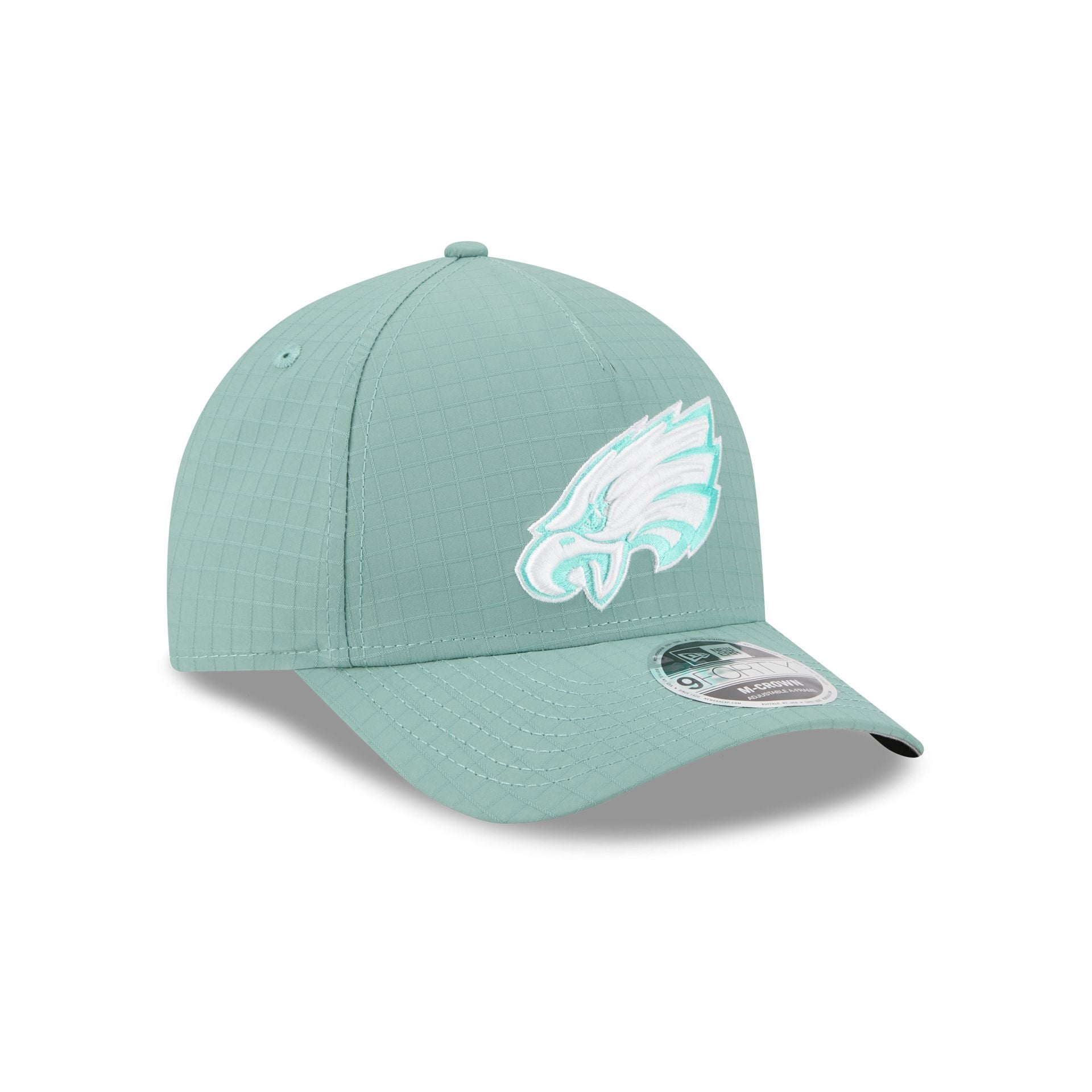 Philadelphia Eagles Green Ripstop 9FORTY M-Crown A-Frame Snapback Hat - Image 3
