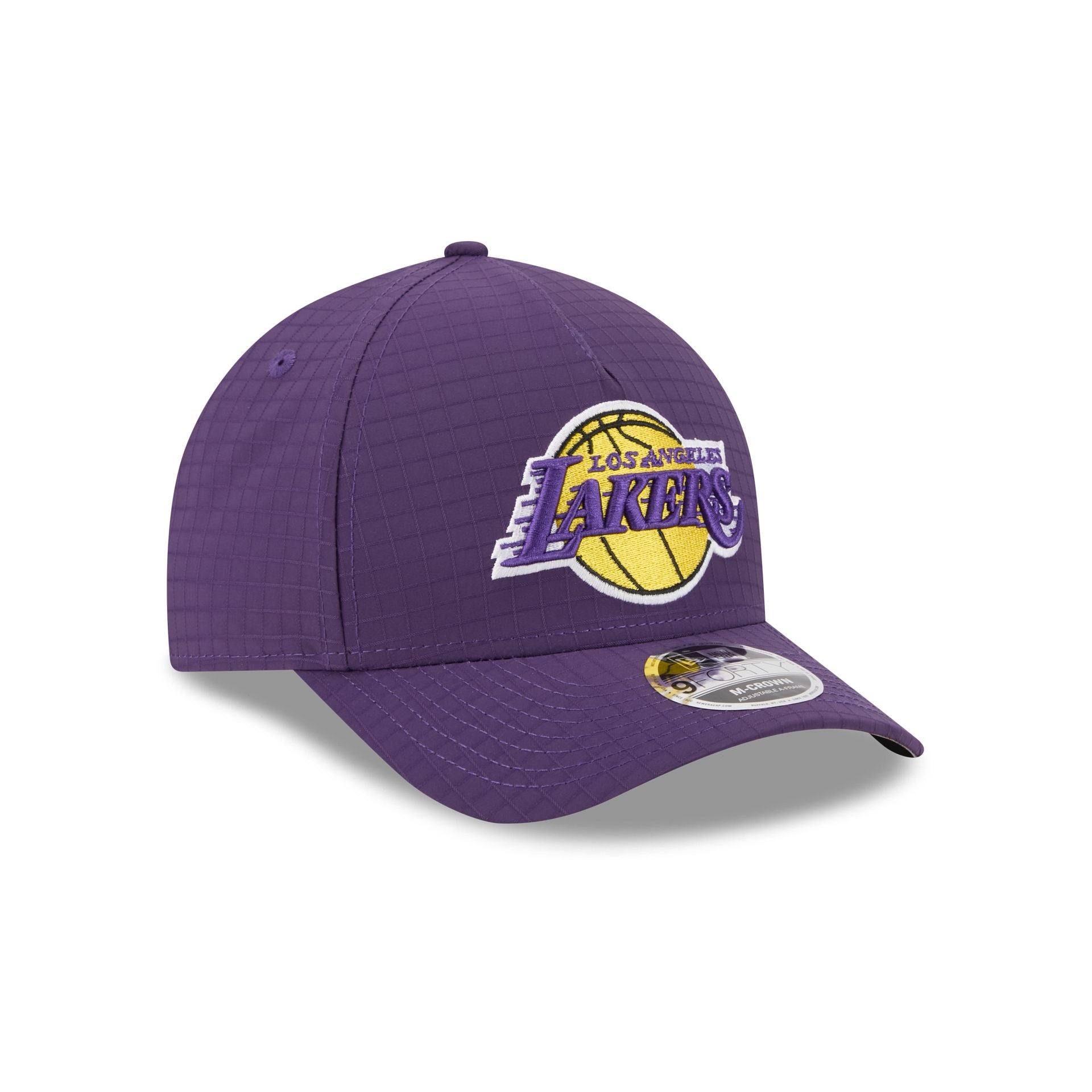 Los Angeles Lakers Ripstop 9FORTY M-Crown A-Frame Snapback Hat - Image 3
