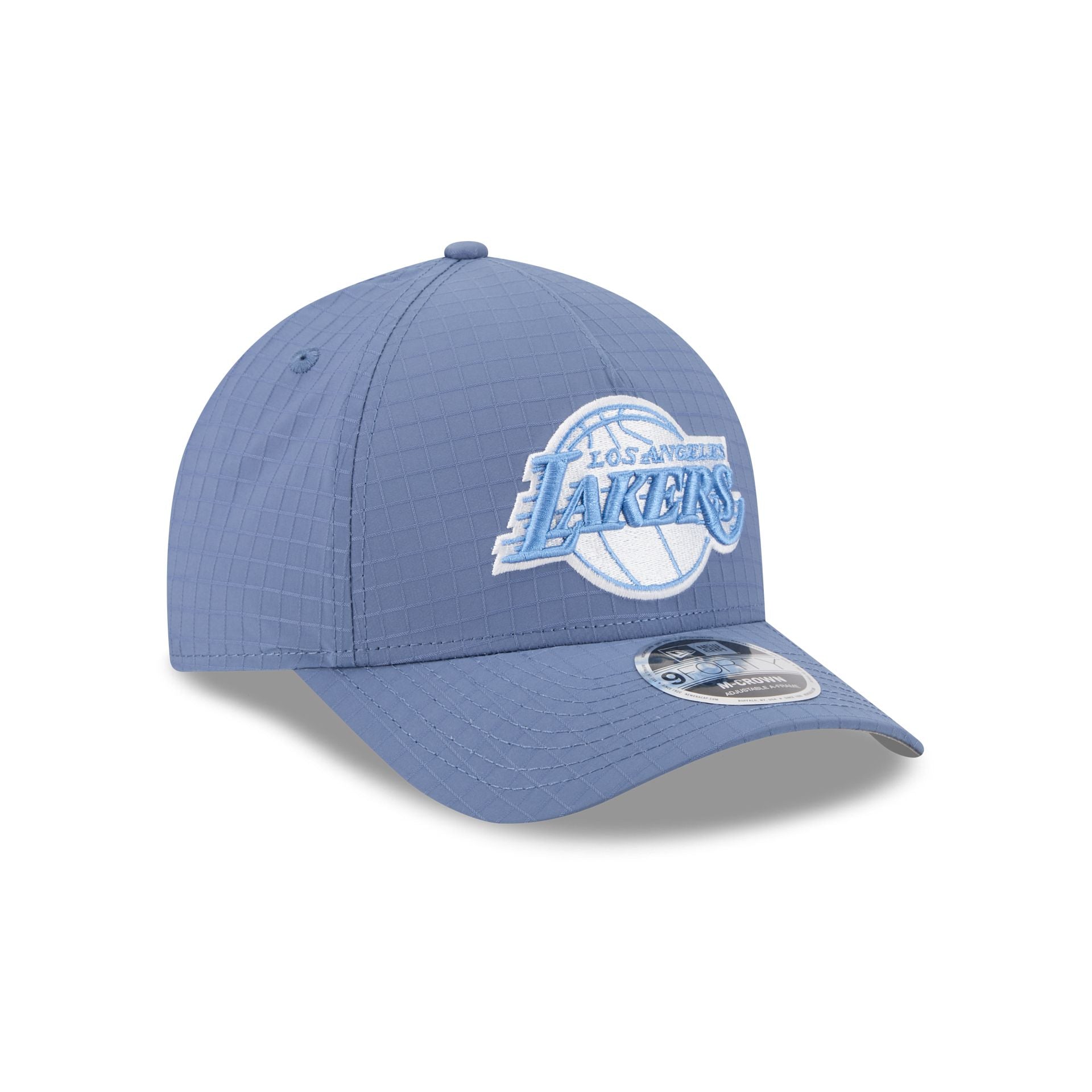 Los Angeles Lakers Blue Ripstop 9FORTY M-Crown A-Frame Snapback Hat - Image 3
